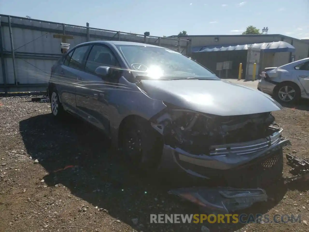 1 Photograph of a damaged car JTDEPMAE5NJ194254 TOYOTA COROLLA 2022