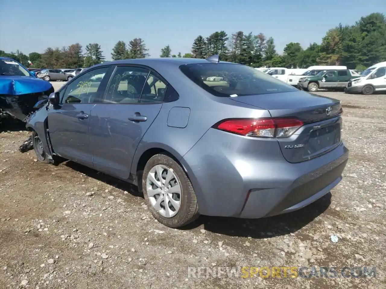 3 Photograph of a damaged car JTDEPMAE5NJ194254 TOYOTA COROLLA 2022