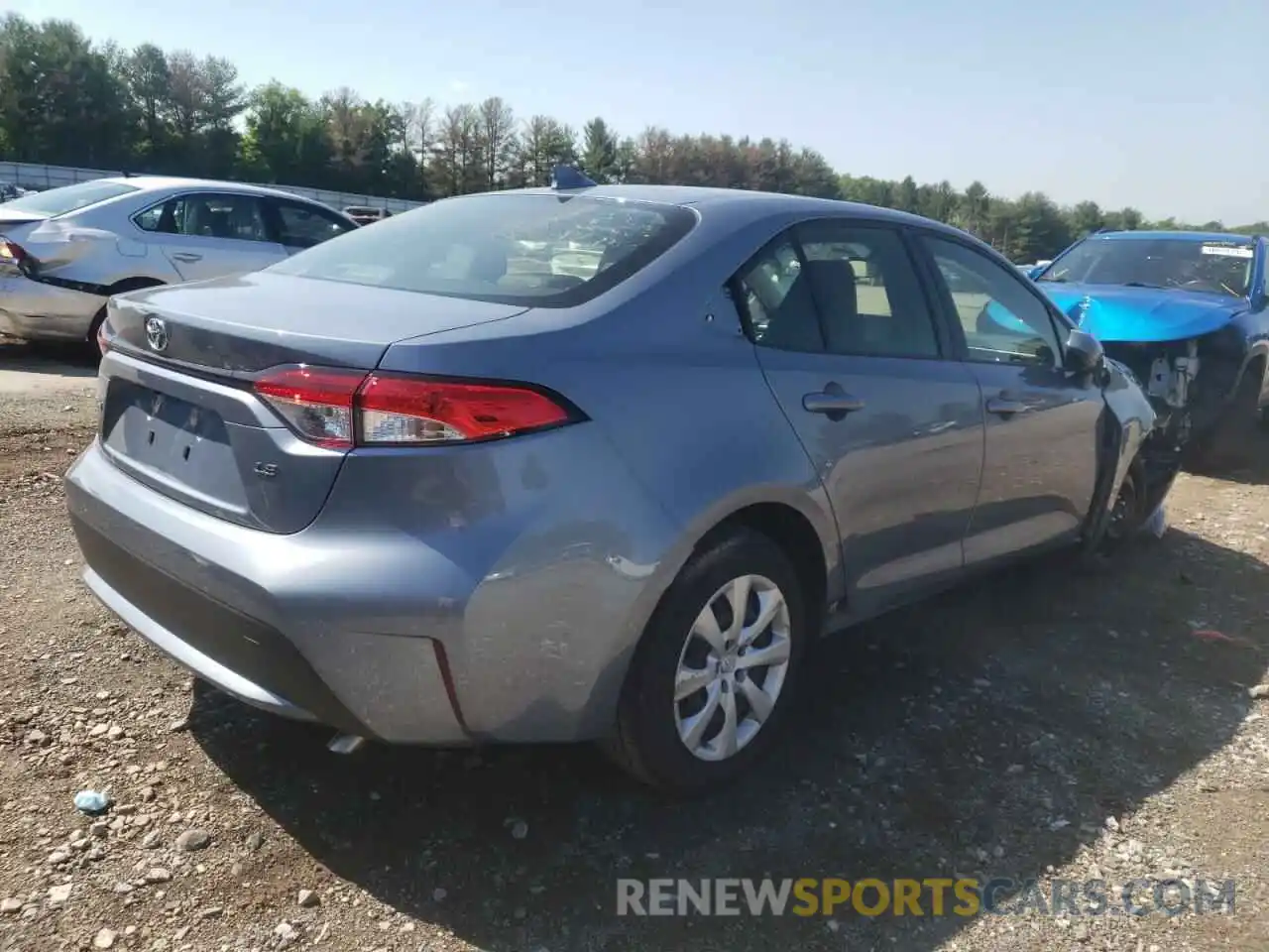 4 Photograph of a damaged car JTDEPMAE5NJ194254 TOYOTA COROLLA 2022