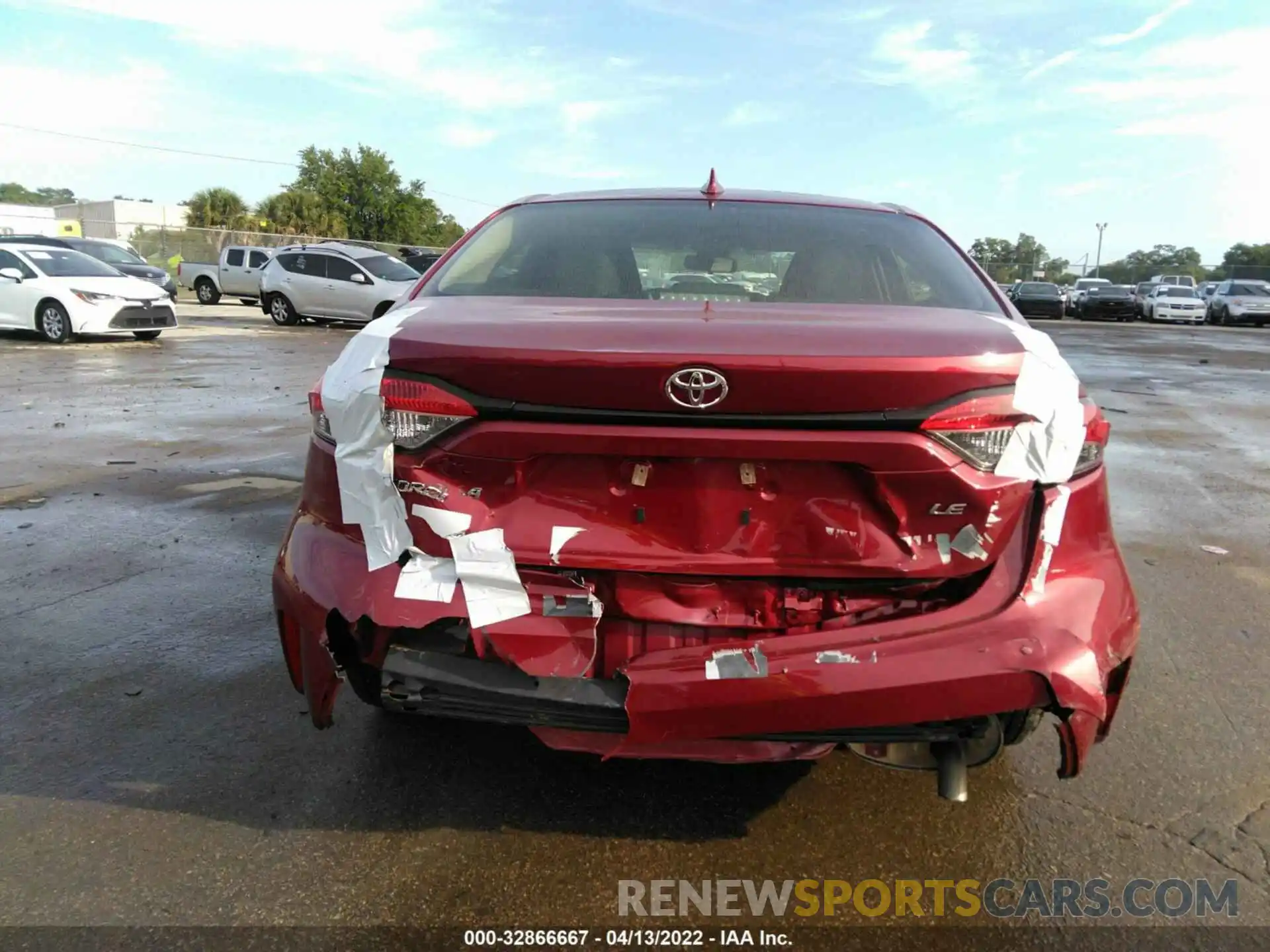 6 Photograph of a damaged car JTDEPMAE5NJ195114 TOYOTA COROLLA 2022