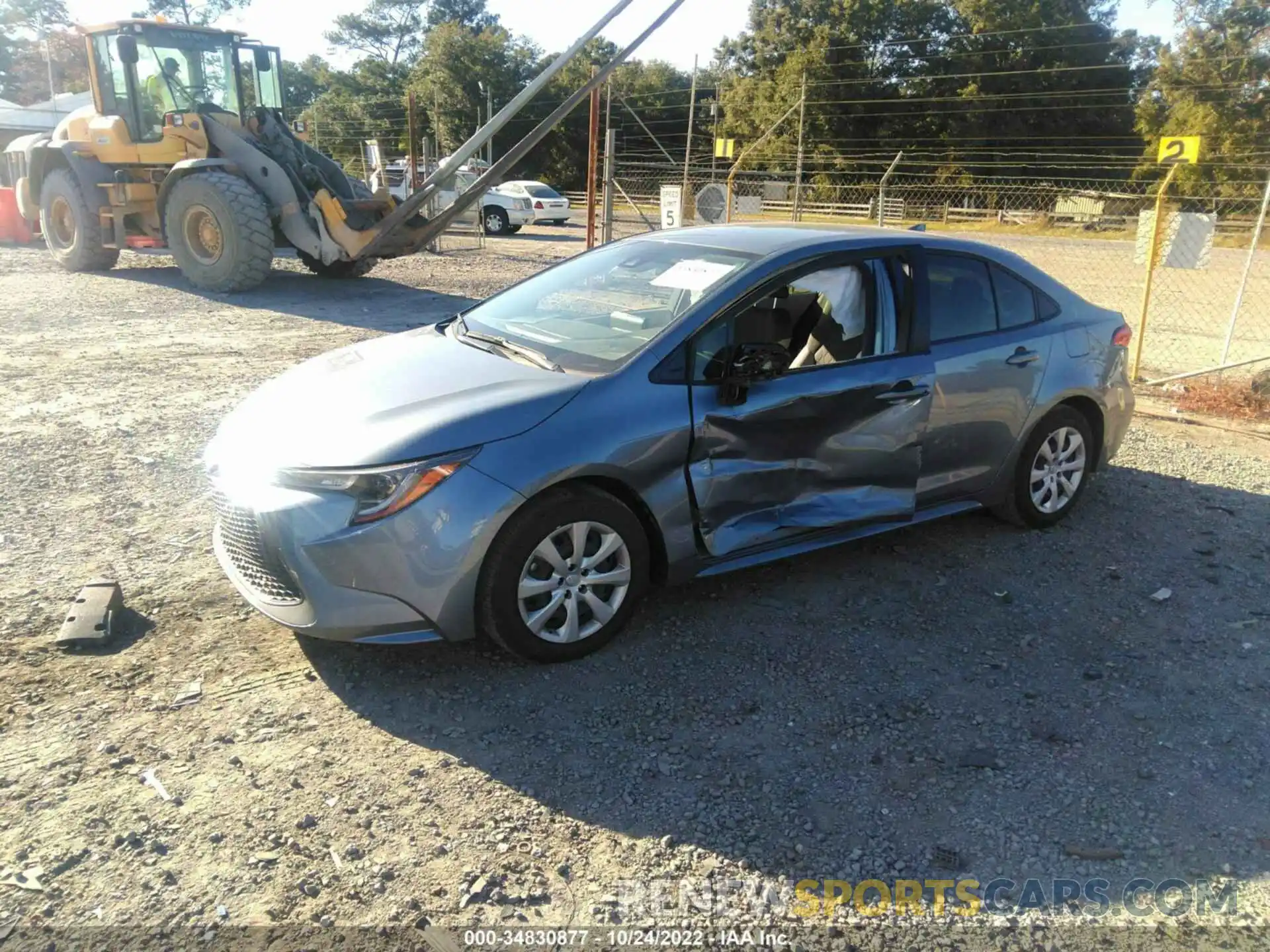 2 Photograph of a damaged car JTDEPMAE5NJ196831 TOYOTA COROLLA 2022