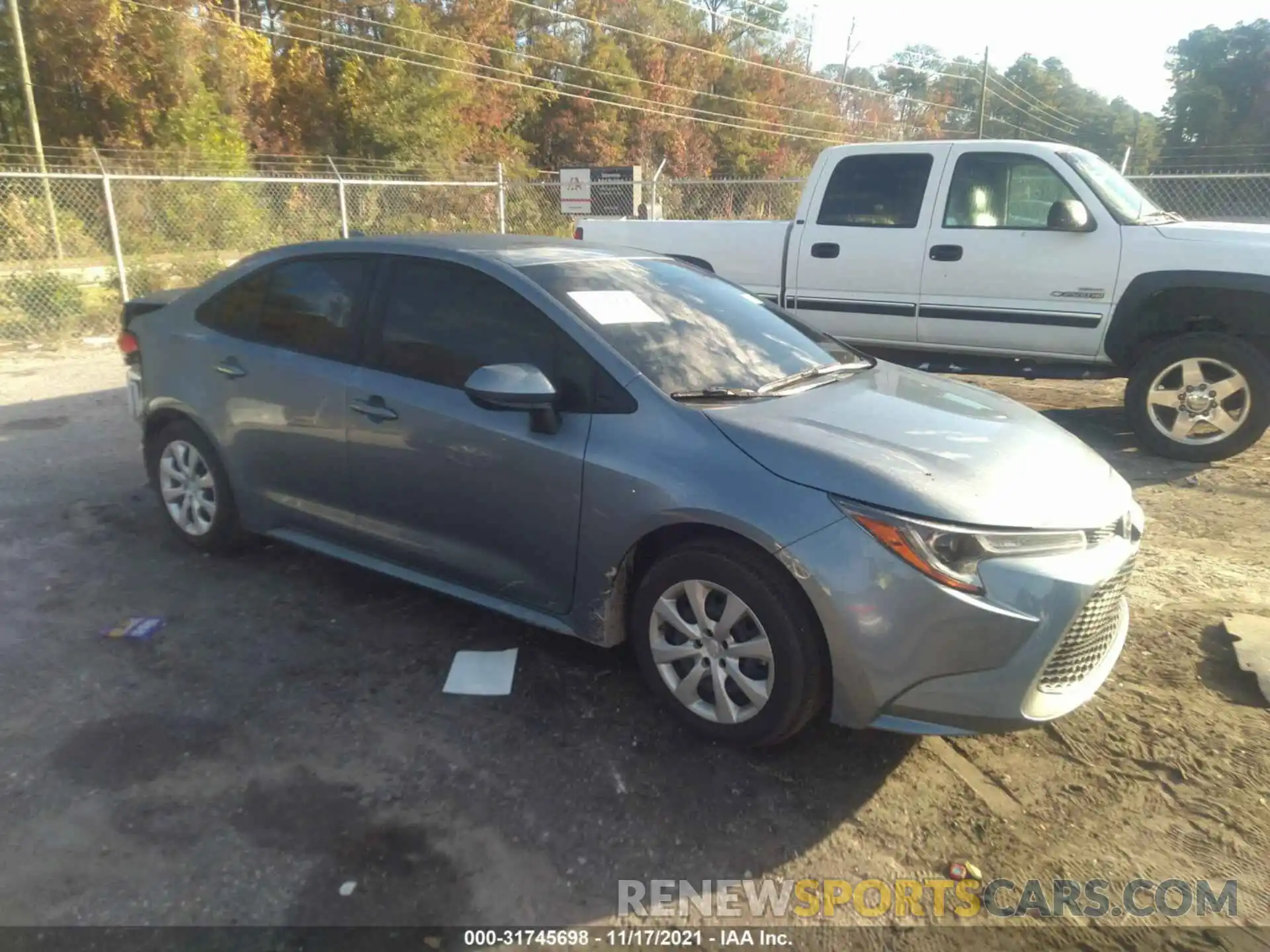 1 Photograph of a damaged car JTDEPMAE5NJ197624 TOYOTA COROLLA 2022