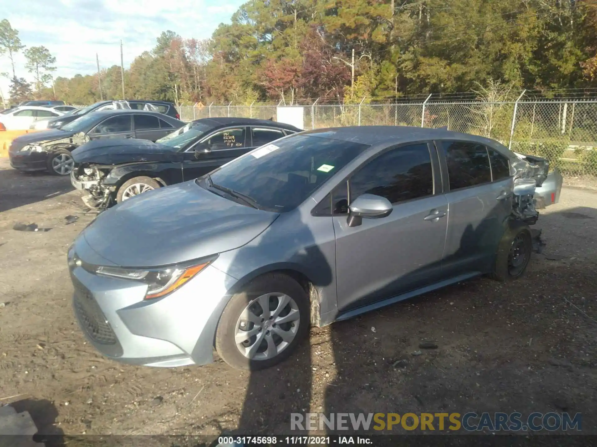 2 Photograph of a damaged car JTDEPMAE5NJ197624 TOYOTA COROLLA 2022