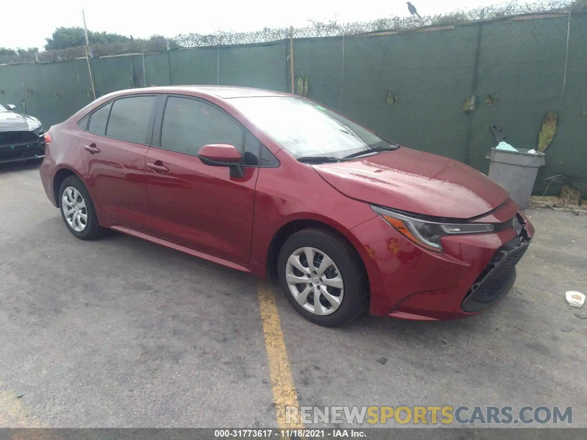 1 Photograph of a damaged car JTDEPMAE5NJ199048 TOYOTA COROLLA 2022