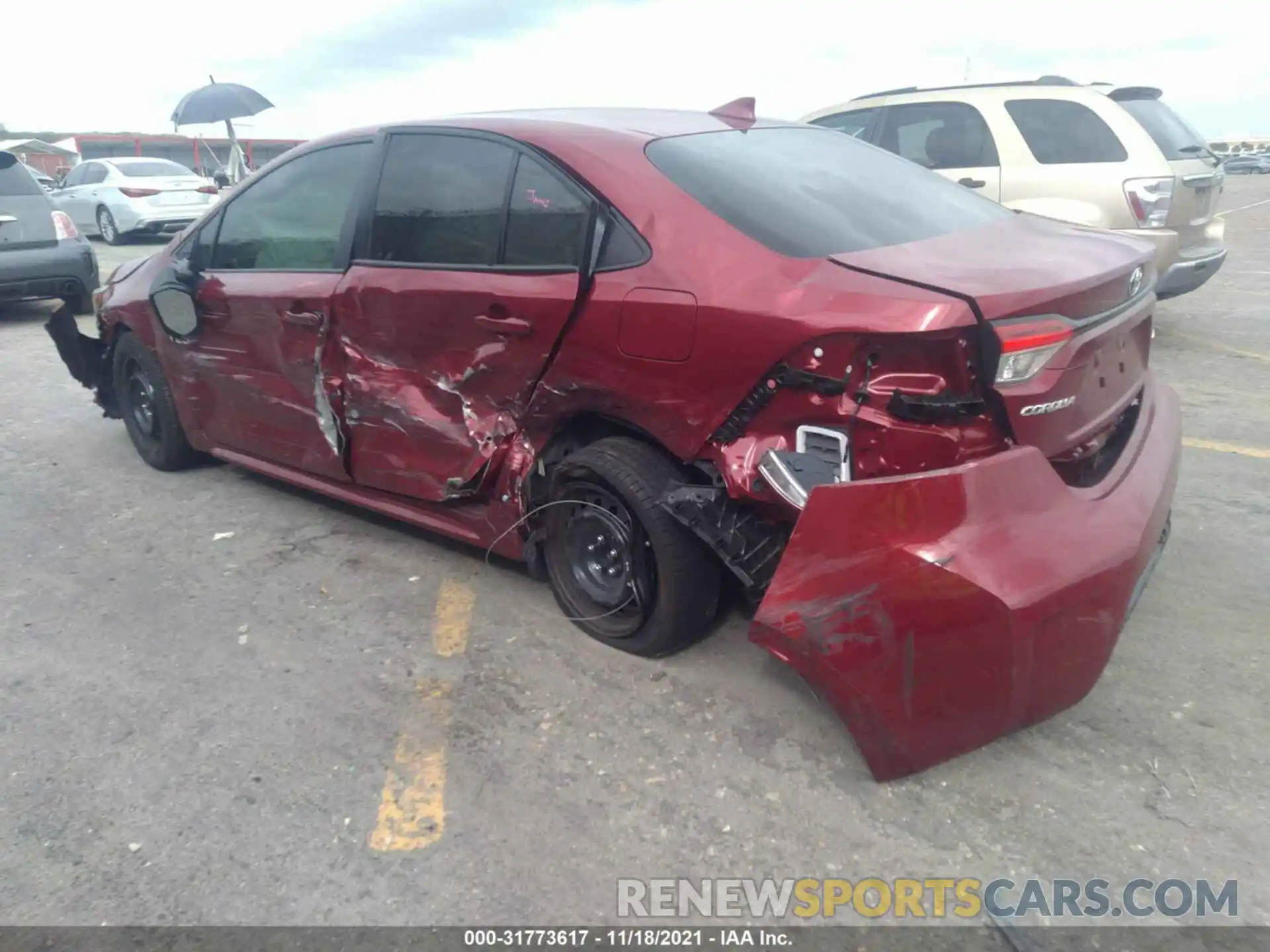 3 Photograph of a damaged car JTDEPMAE5NJ199048 TOYOTA COROLLA 2022