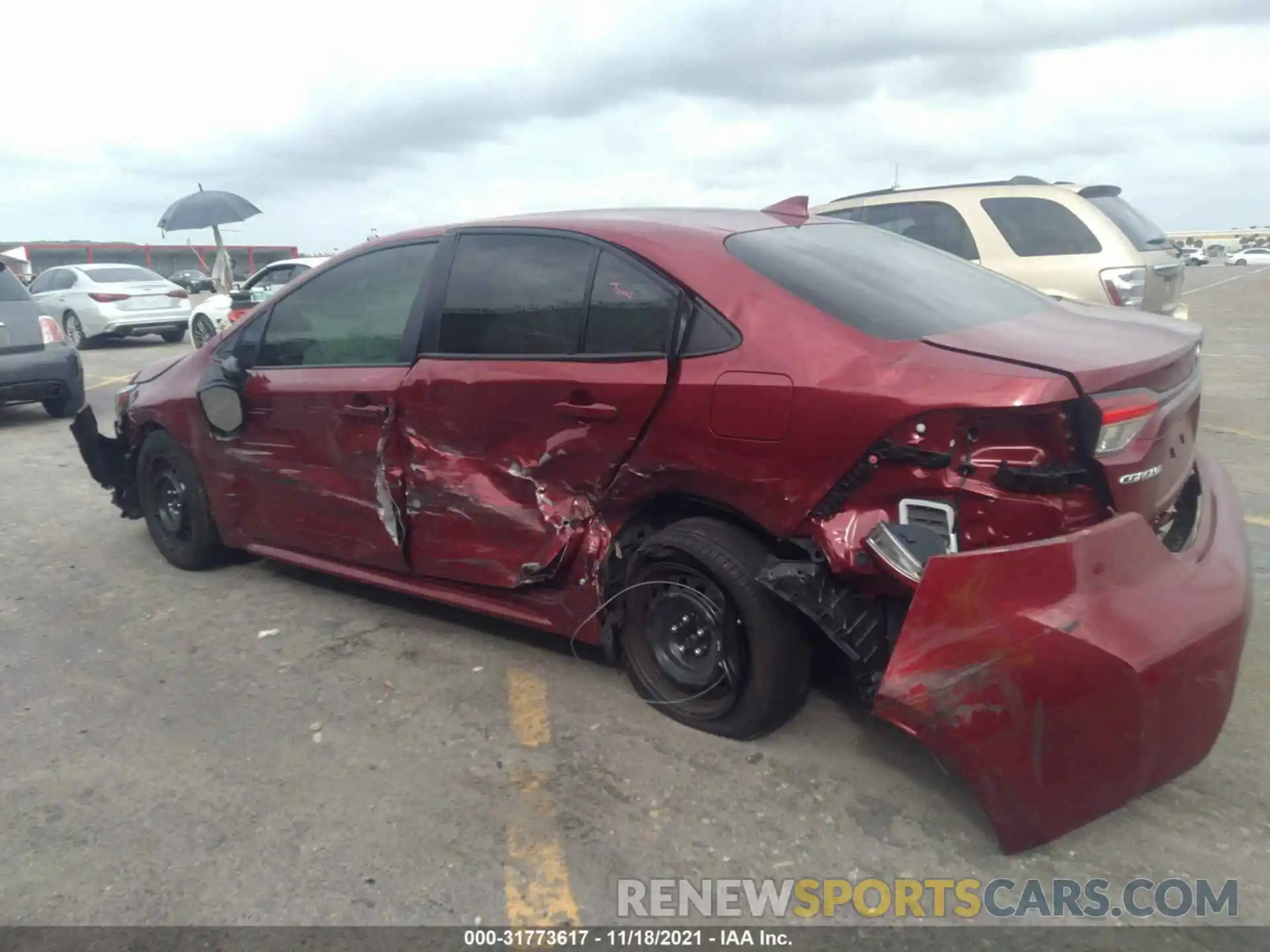 6 Photograph of a damaged car JTDEPMAE5NJ199048 TOYOTA COROLLA 2022