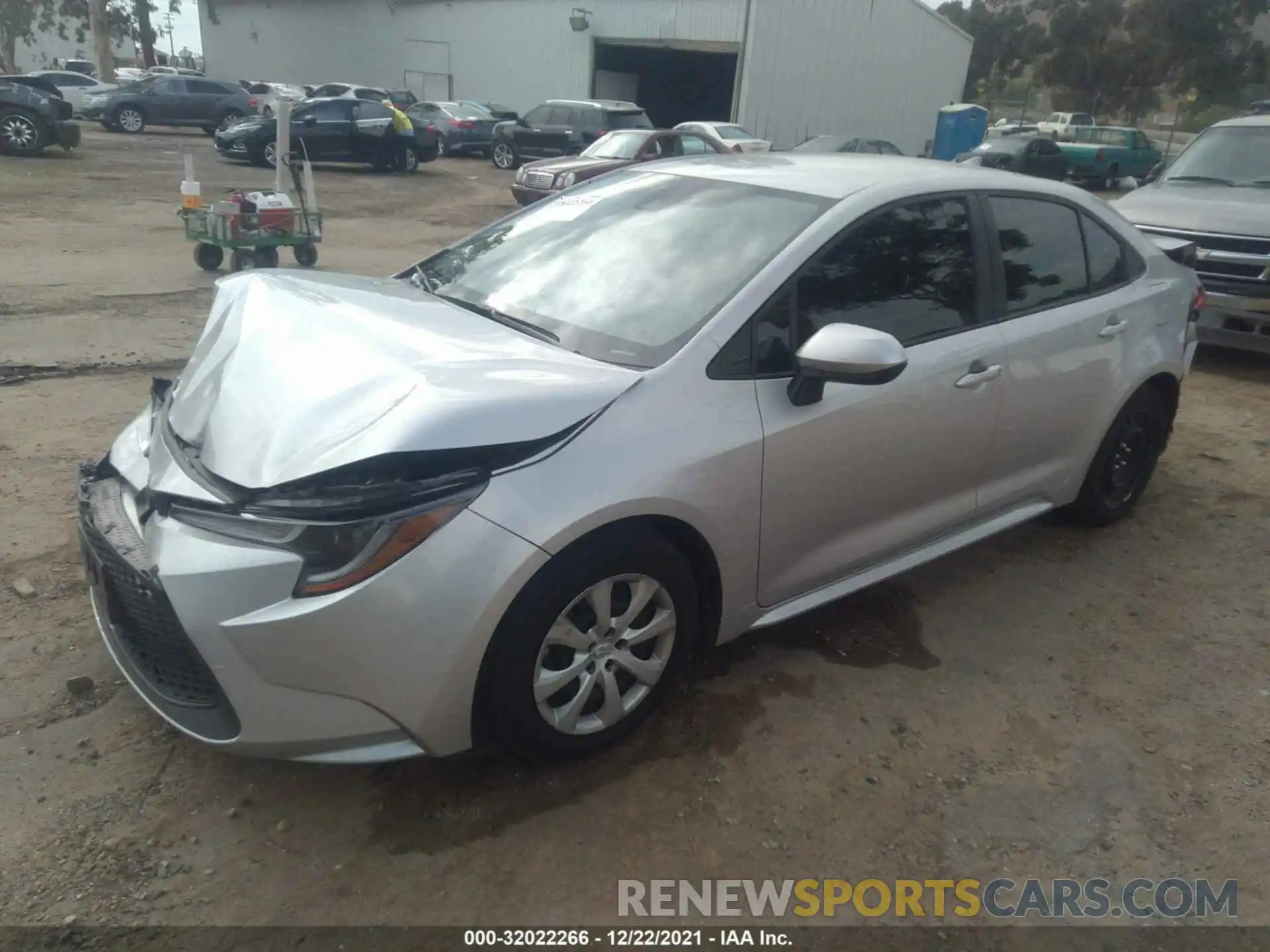 2 Photograph of a damaged car JTDEPMAE5NJ200473 TOYOTA COROLLA 2022