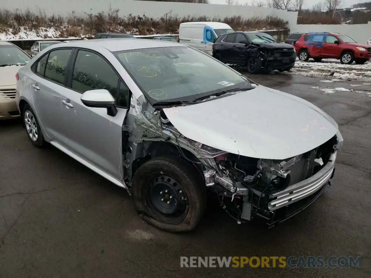 1 Photograph of a damaged car JTDEPMAE5NJ201557 TOYOTA COROLLA 2022