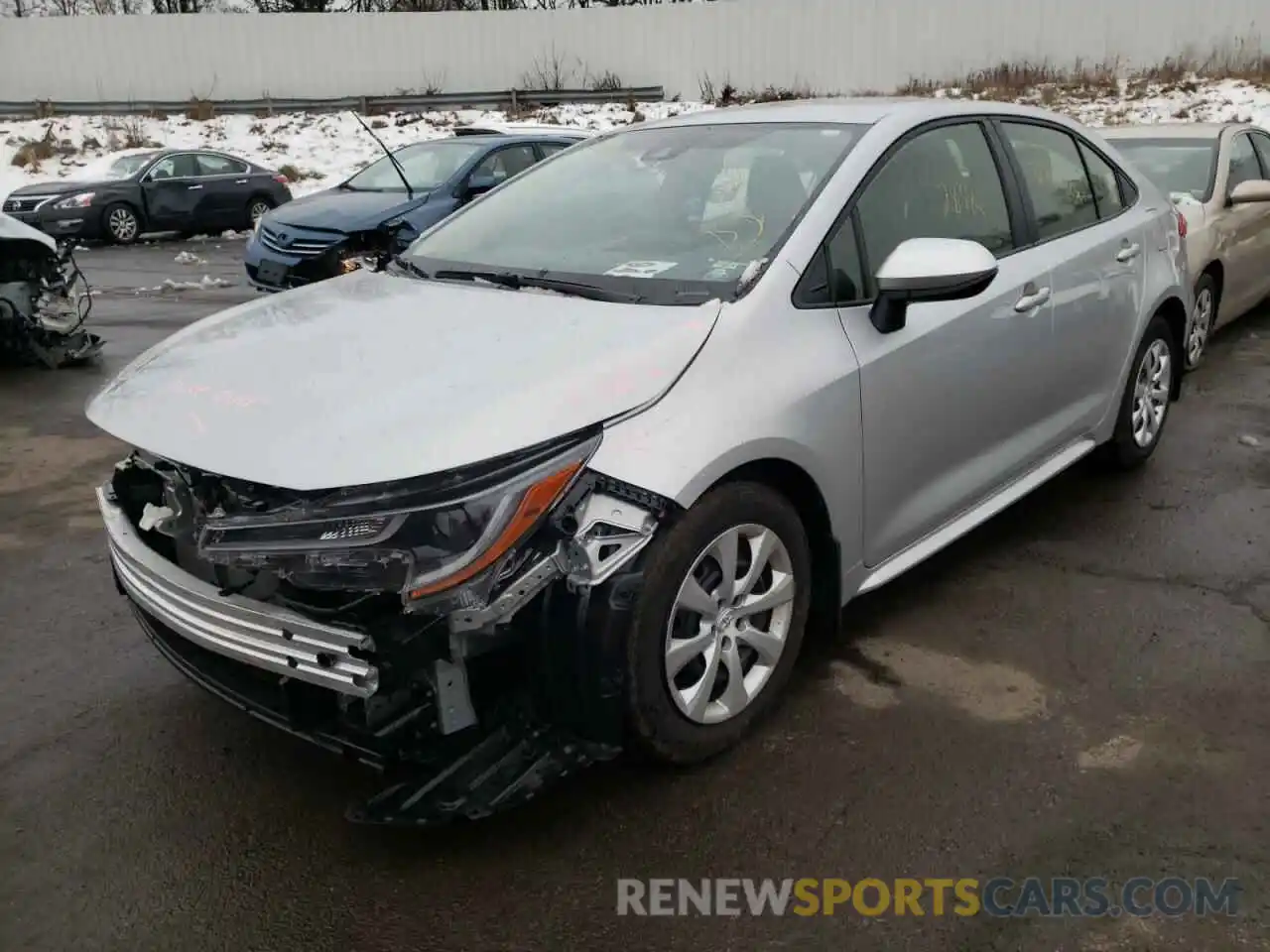 2 Photograph of a damaged car JTDEPMAE5NJ201557 TOYOTA COROLLA 2022