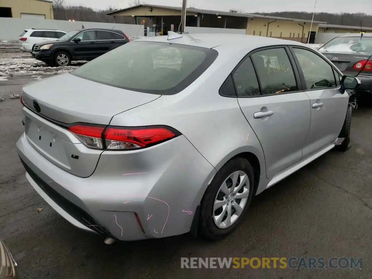 4 Photograph of a damaged car JTDEPMAE5NJ201557 TOYOTA COROLLA 2022