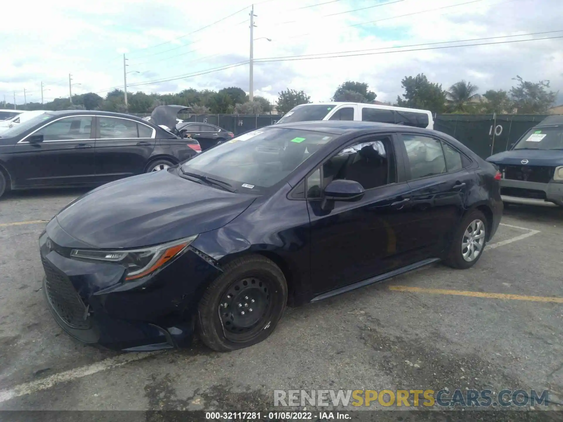 2 Photograph of a damaged car JTDEPMAE5NJ201882 TOYOTA COROLLA 2022