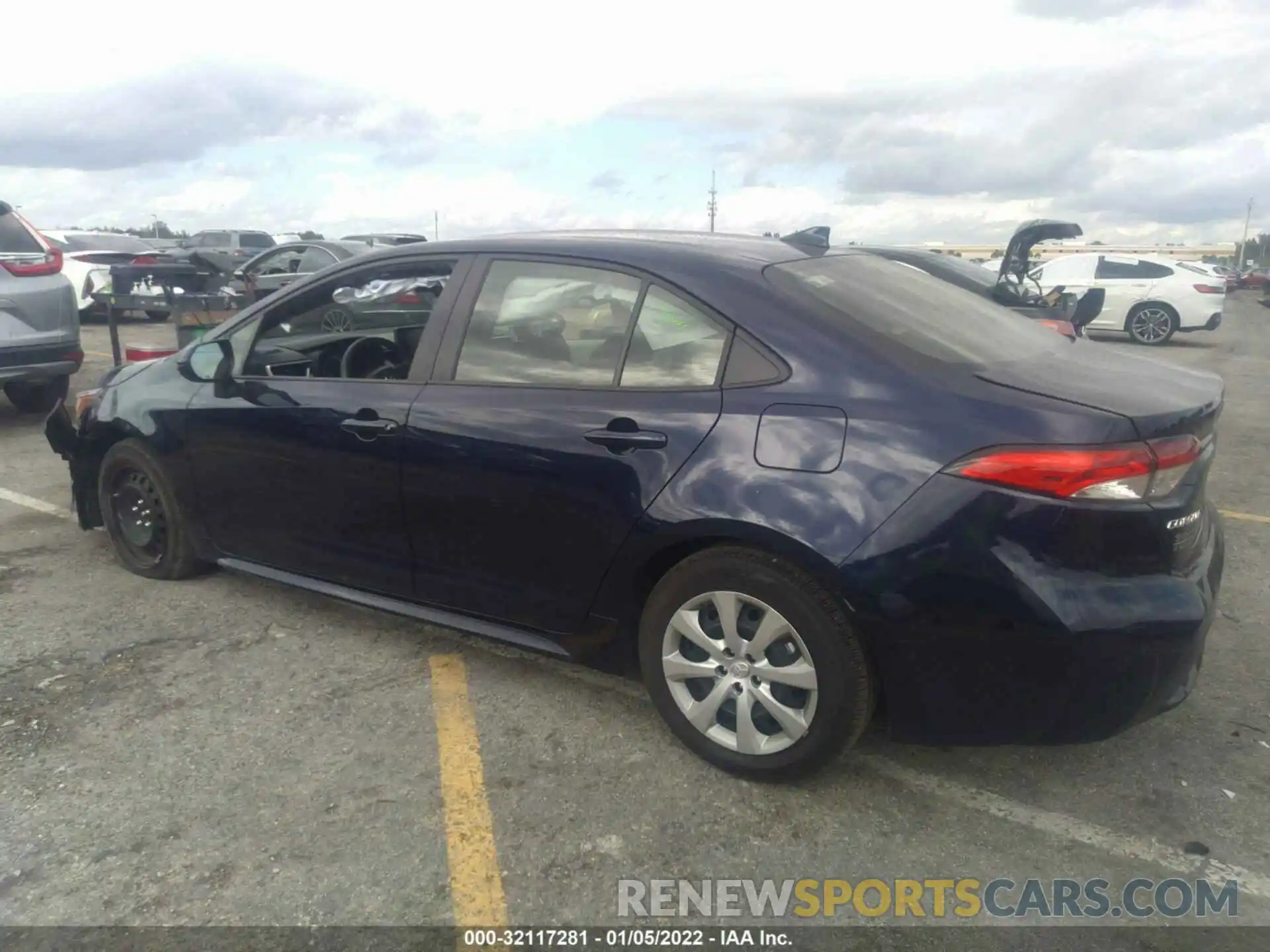 3 Photograph of a damaged car JTDEPMAE5NJ201882 TOYOTA COROLLA 2022