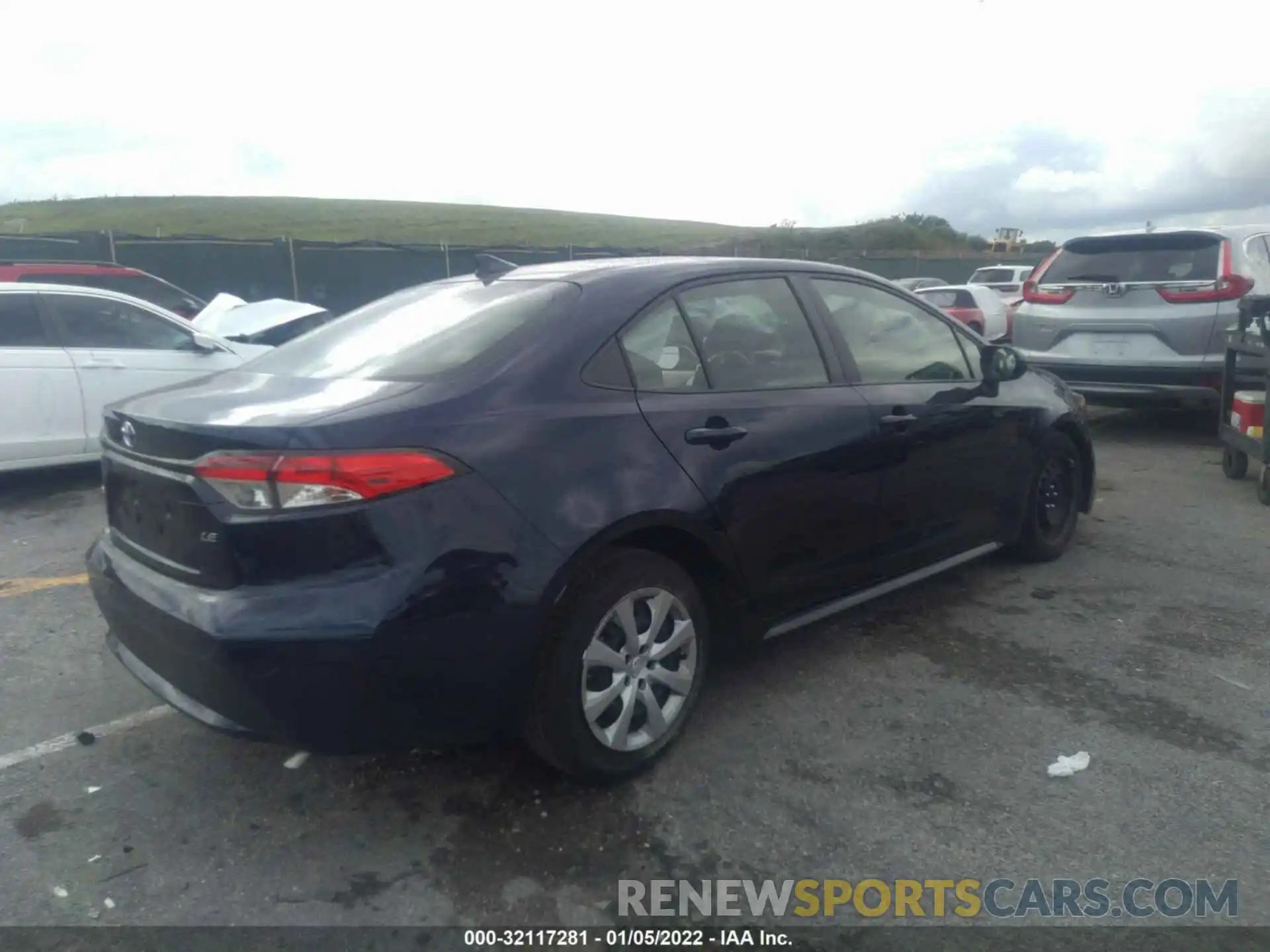 4 Photograph of a damaged car JTDEPMAE5NJ201882 TOYOTA COROLLA 2022