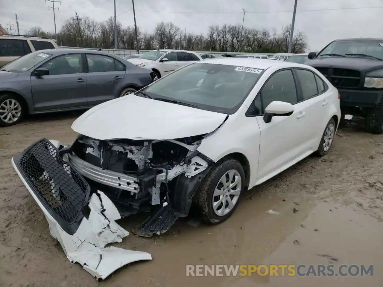 2 Photograph of a damaged car JTDEPMAE5NJ203714 TOYOTA COROLLA 2022