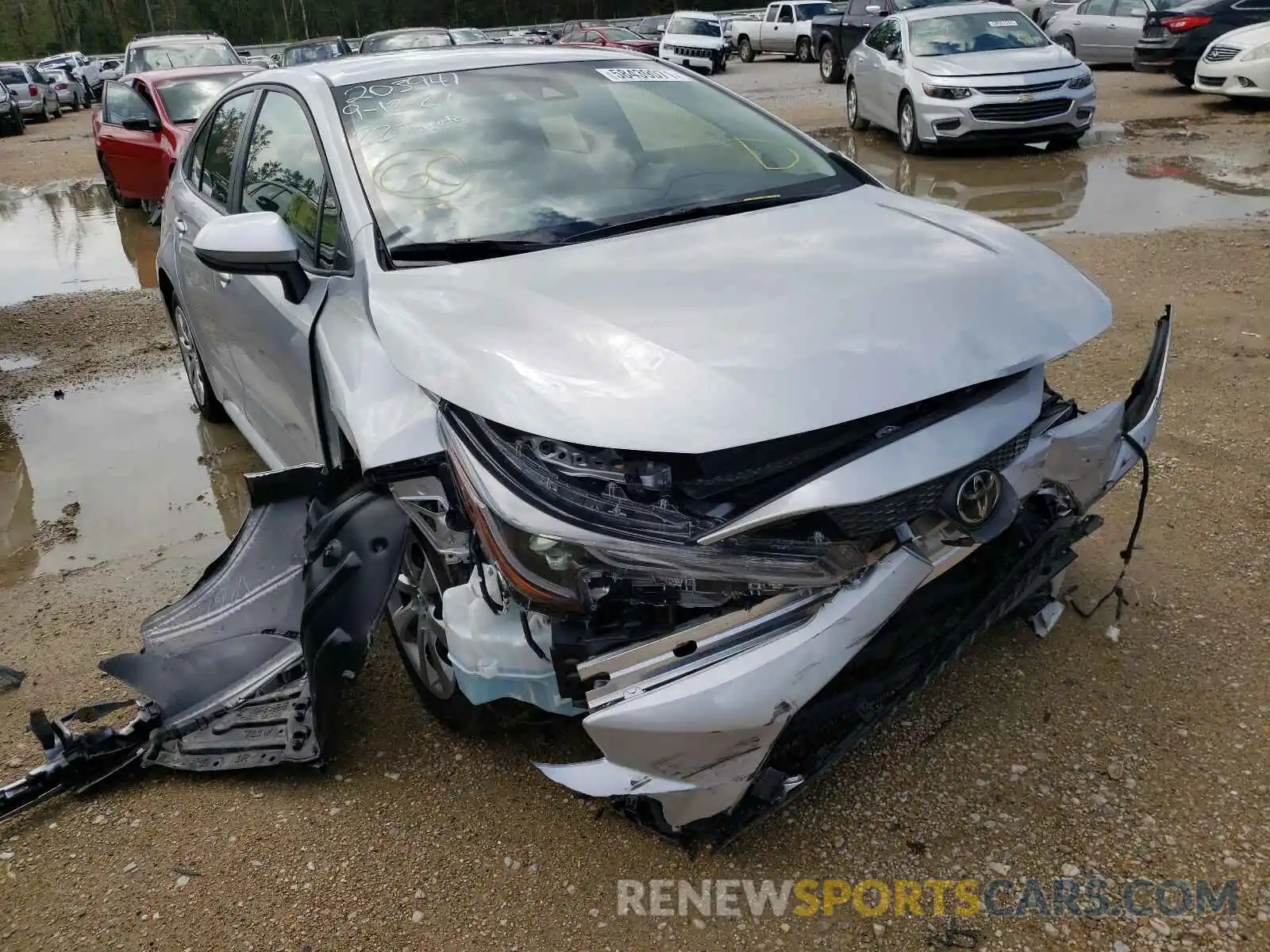 1 Photograph of a damaged car JTDEPMAE5NJ203941 TOYOTA COROLLA 2022