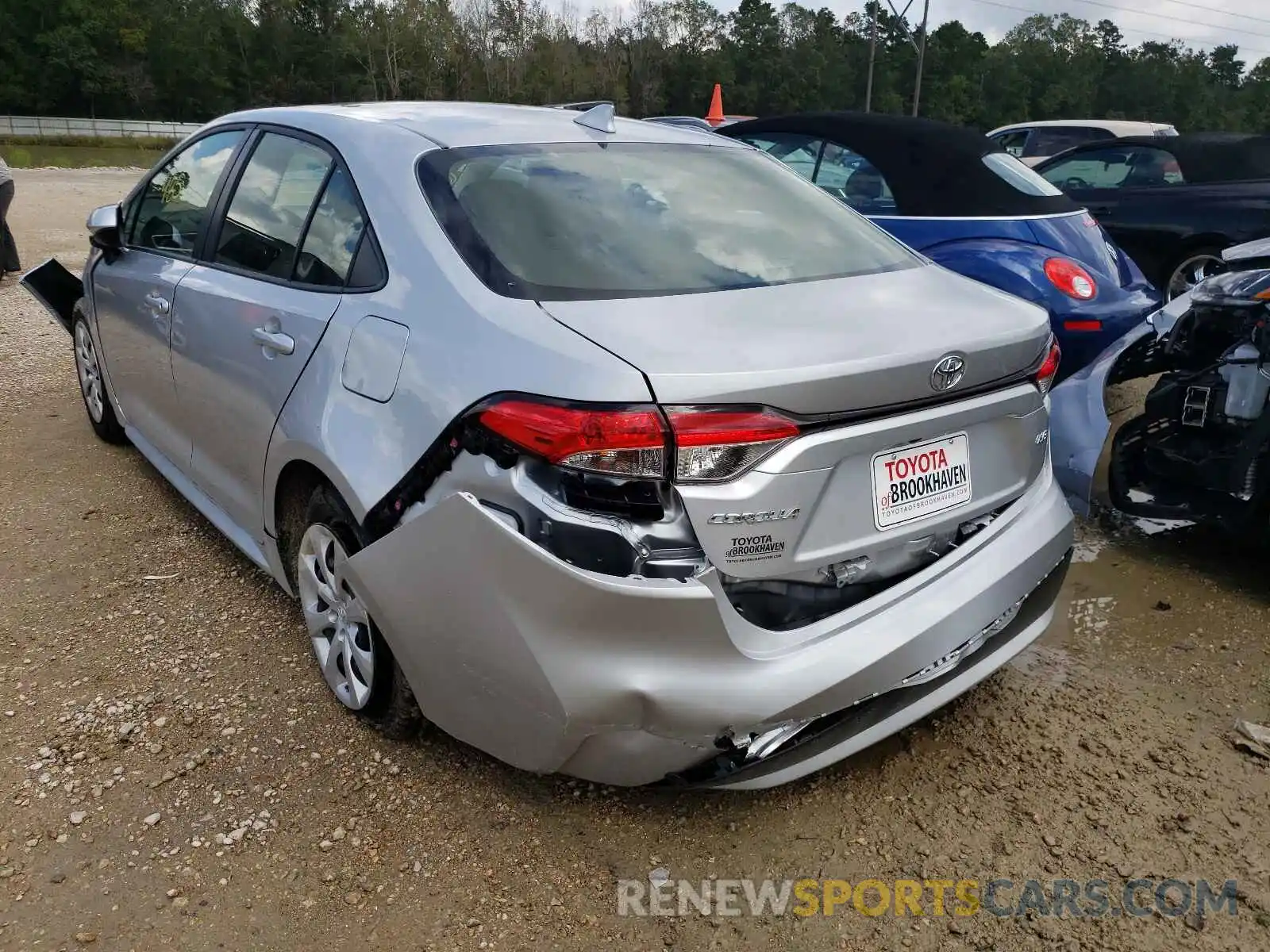 3 Photograph of a damaged car JTDEPMAE5NJ203941 TOYOTA COROLLA 2022