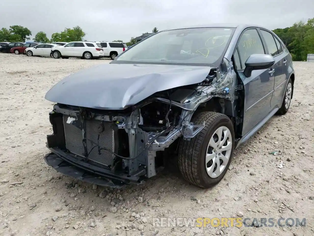 2 Photograph of a damaged car JTDEPMAE5NJ203955 TOYOTA COROLLA 2022