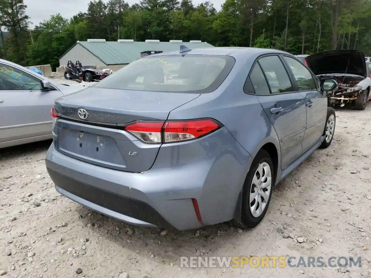 4 Photograph of a damaged car JTDEPMAE5NJ203955 TOYOTA COROLLA 2022