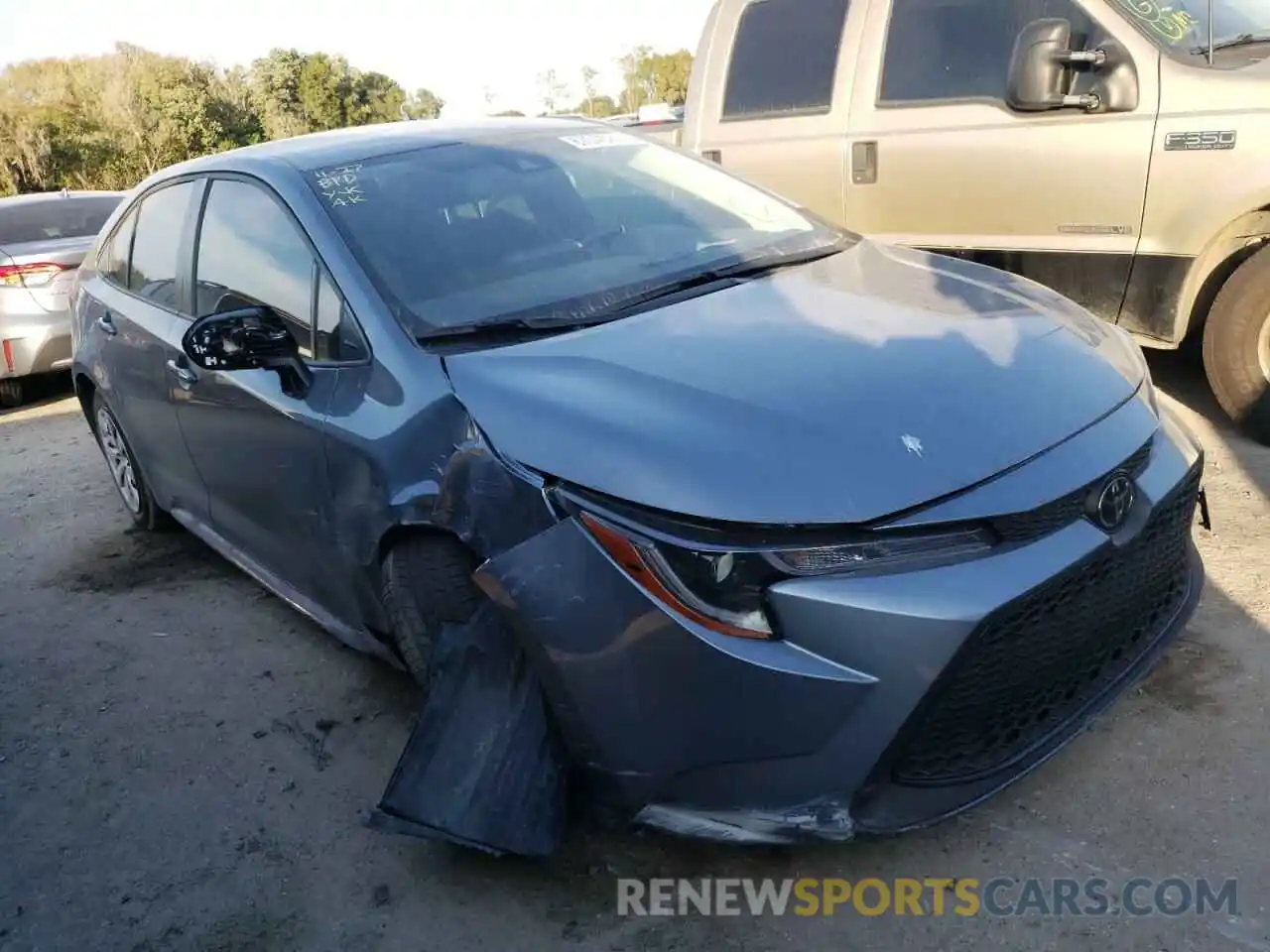 1 Photograph of a damaged car JTDEPMAE5NJ205740 TOYOTA COROLLA 2022