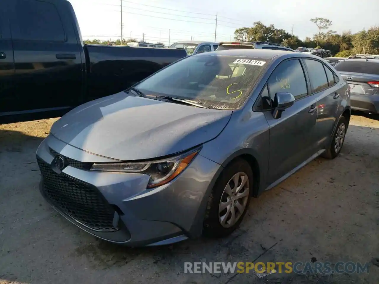 2 Photograph of a damaged car JTDEPMAE5NJ205740 TOYOTA COROLLA 2022