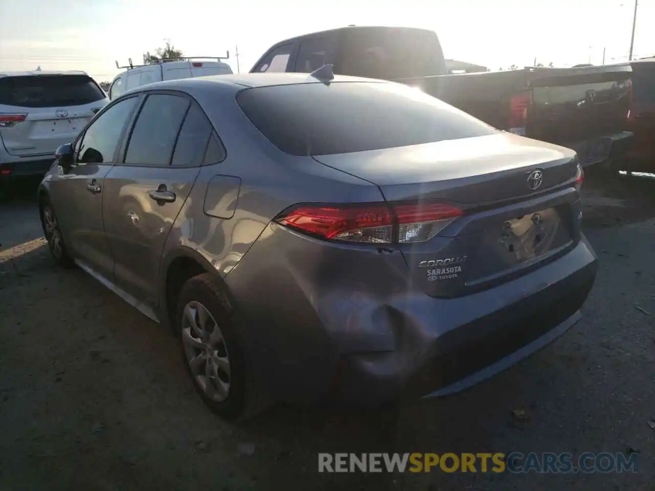 3 Photograph of a damaged car JTDEPMAE5NJ205740 TOYOTA COROLLA 2022