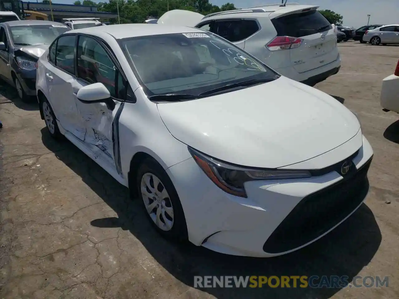 1 Photograph of a damaged car JTDEPMAE5NJ206337 TOYOTA COROLLA 2022