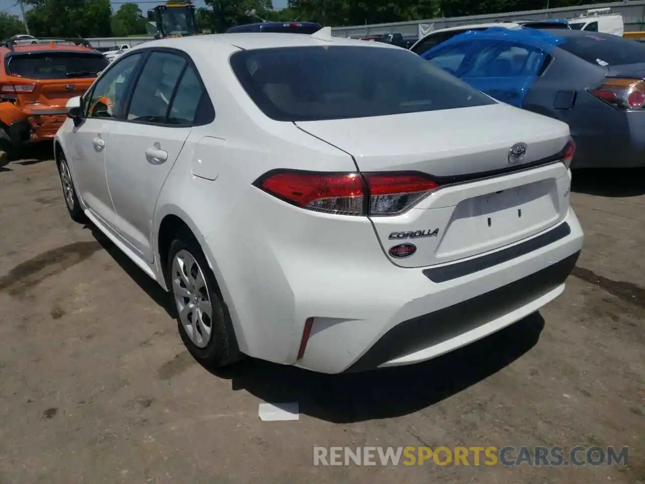 3 Photograph of a damaged car JTDEPMAE5NJ206337 TOYOTA COROLLA 2022