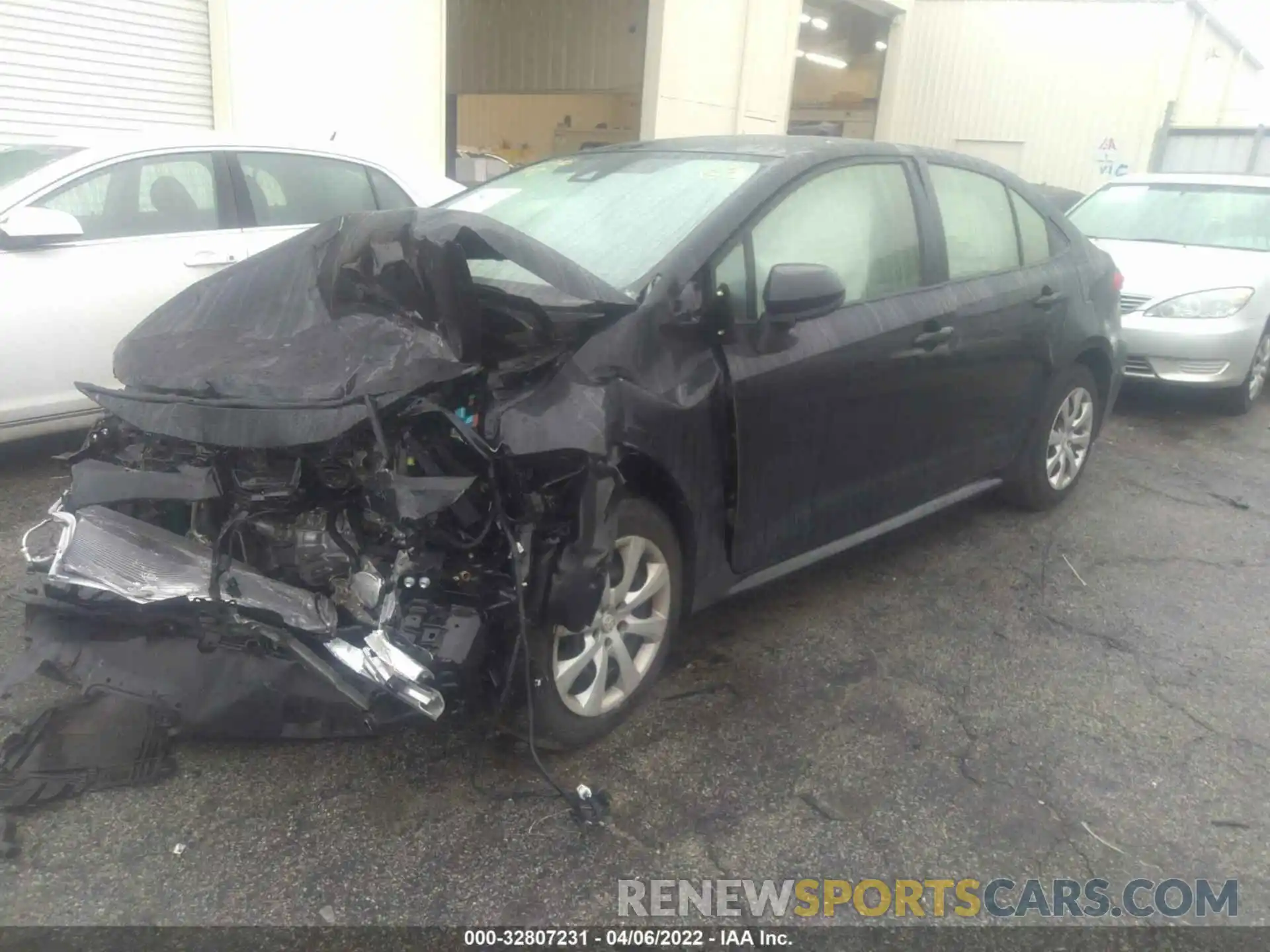 2 Photograph of a damaged car JTDEPMAE5NJ207813 TOYOTA COROLLA 2022