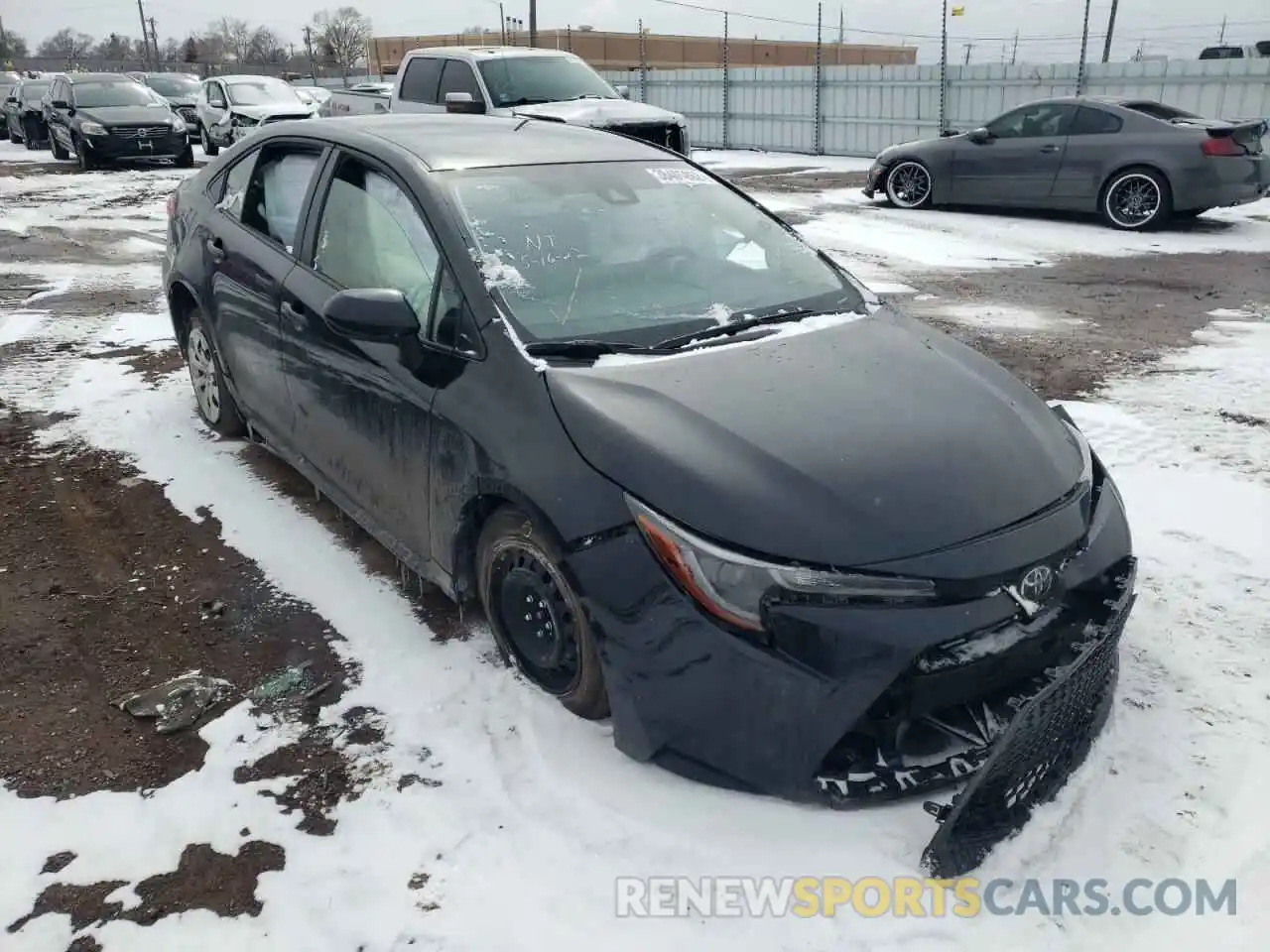 1 Photograph of a damaged car JTDEPMAE5NJ210517 TOYOTA COROLLA 2022