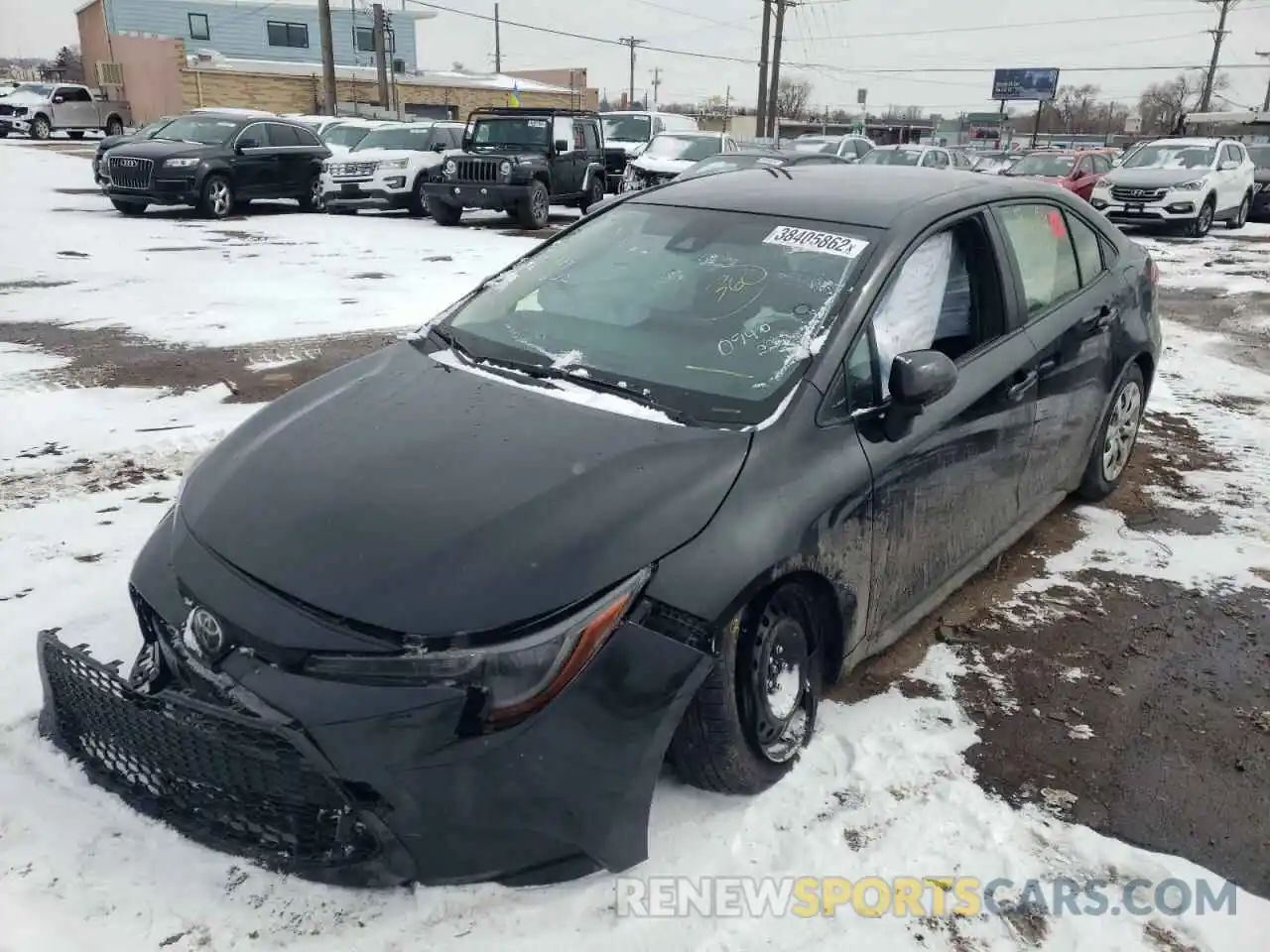 2 Photograph of a damaged car JTDEPMAE5NJ210517 TOYOTA COROLLA 2022