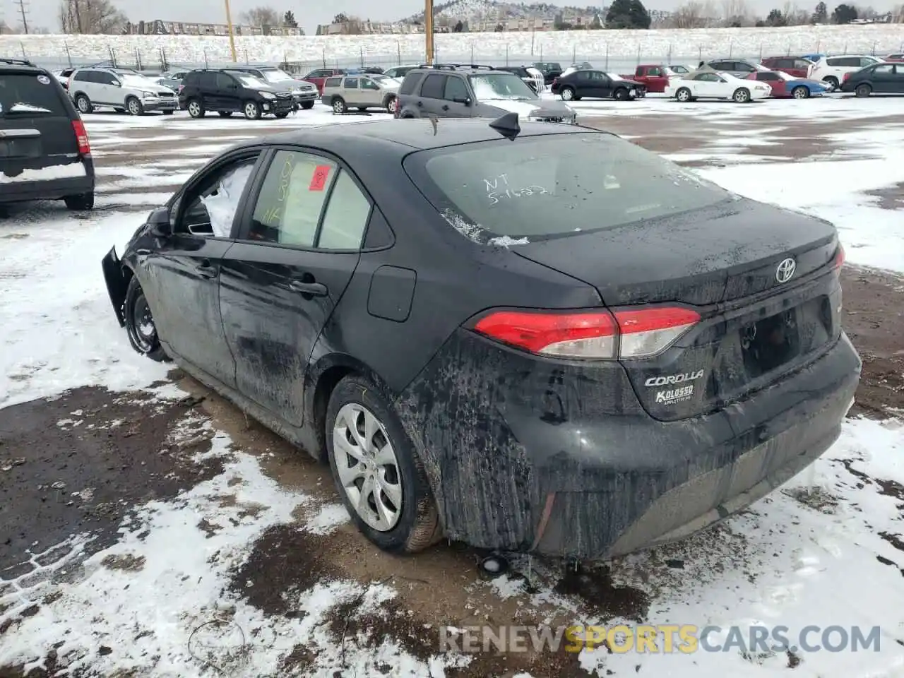 3 Photograph of a damaged car JTDEPMAE5NJ210517 TOYOTA COROLLA 2022