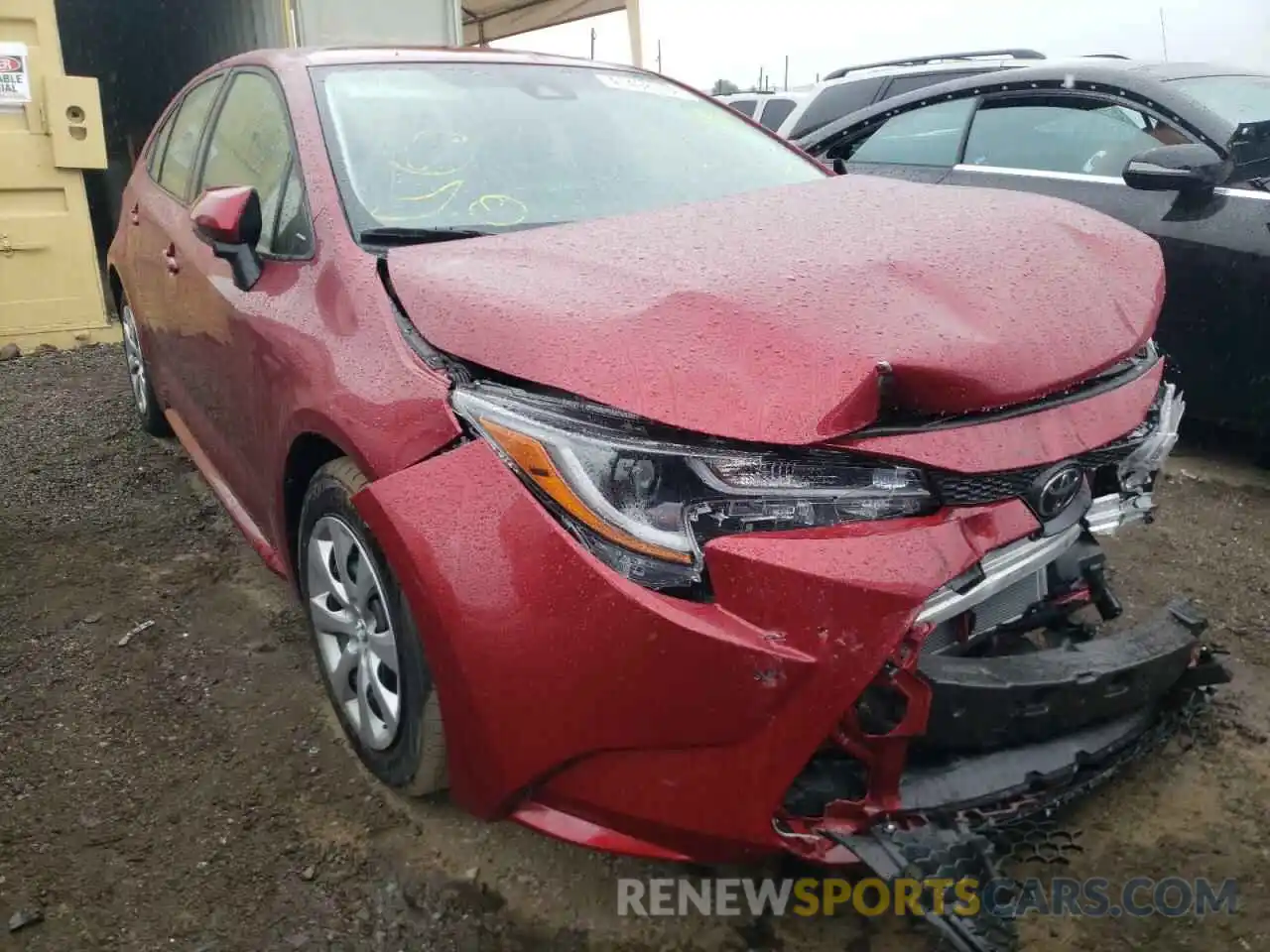 1 Photograph of a damaged car JTDEPMAE5NJ211568 TOYOTA COROLLA 2022