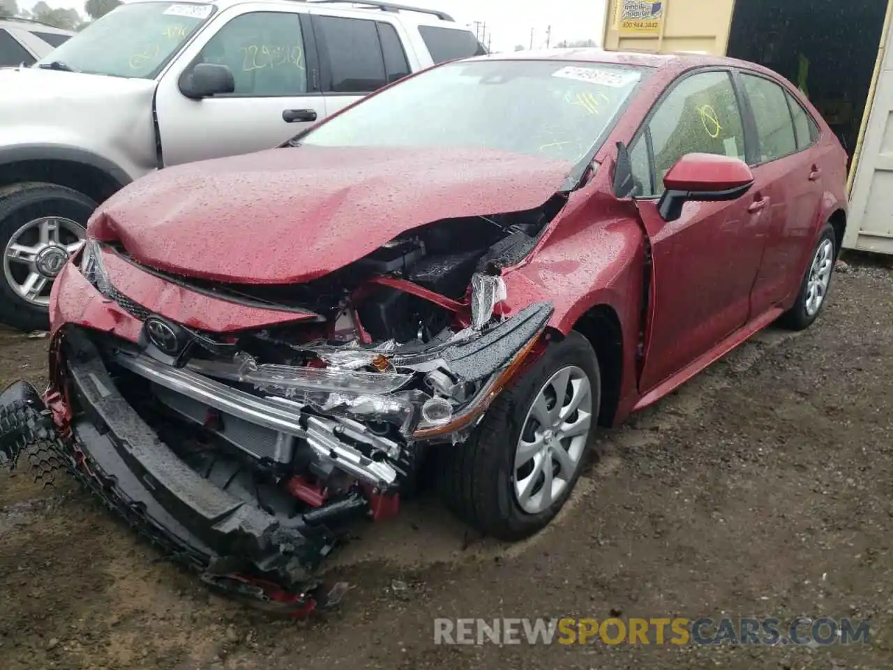 2 Photograph of a damaged car JTDEPMAE5NJ211568 TOYOTA COROLLA 2022