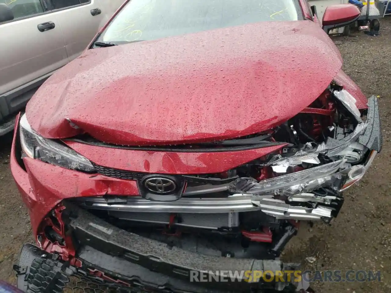 9 Photograph of a damaged car JTDEPMAE5NJ211568 TOYOTA COROLLA 2022