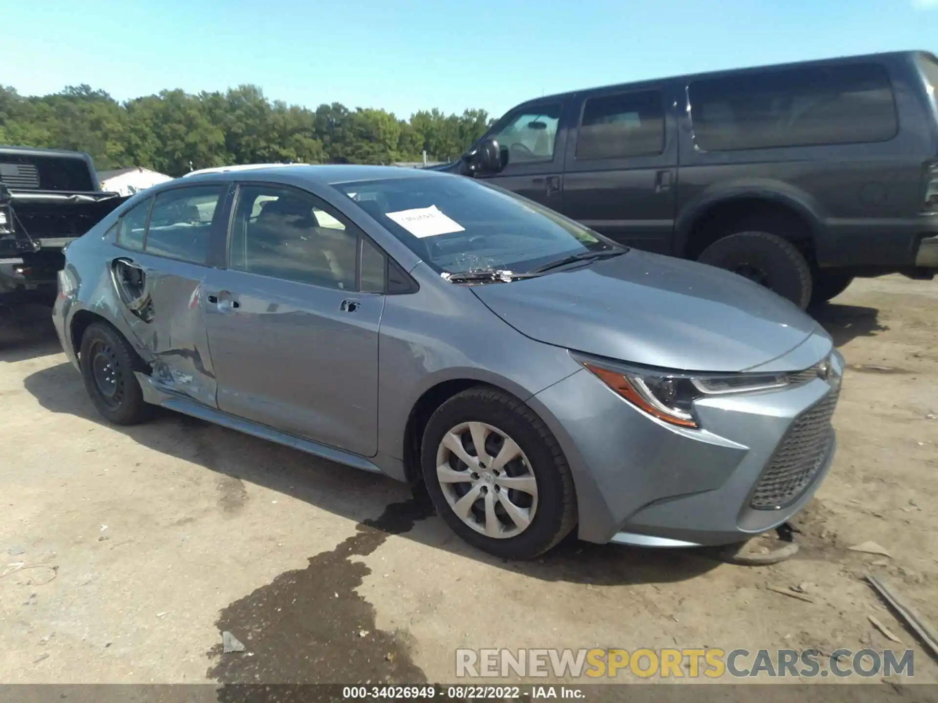 1 Photograph of a damaged car JTDEPMAE5NJ212297 TOYOTA COROLLA 2022