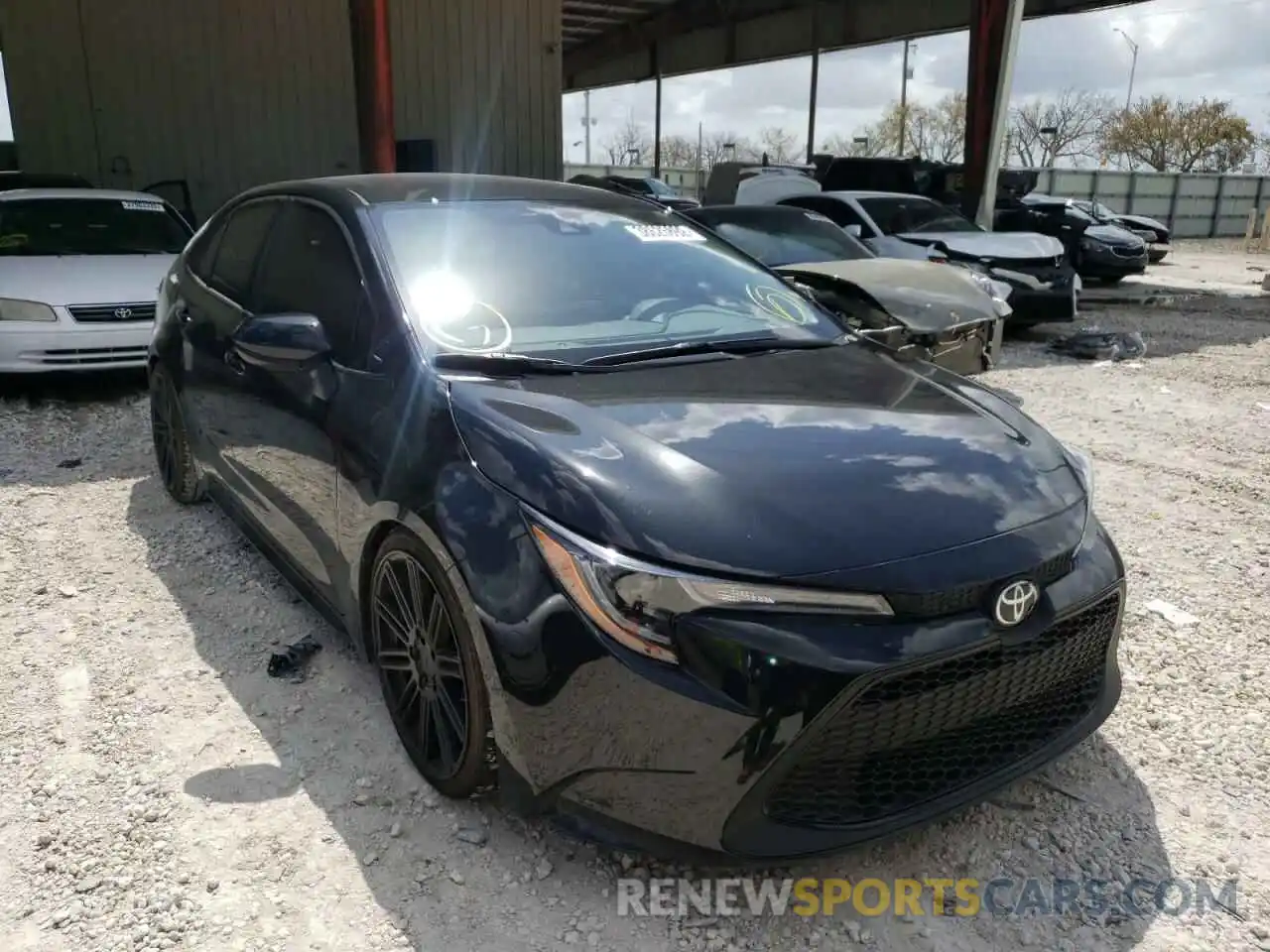 1 Photograph of a damaged car JTDEPMAE5NJ213403 TOYOTA COROLLA 2022