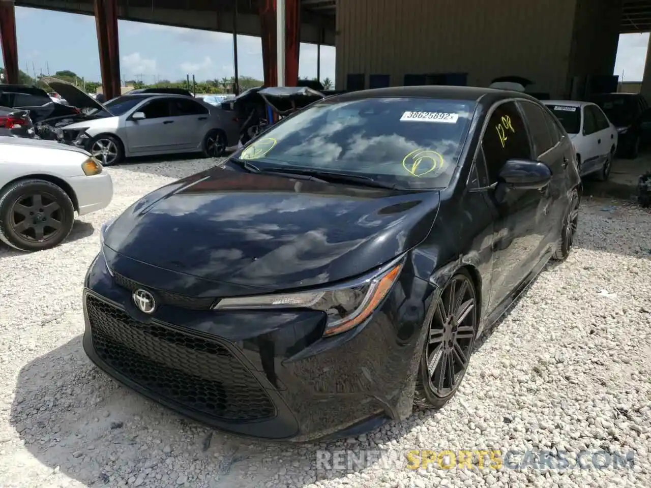 2 Photograph of a damaged car JTDEPMAE5NJ213403 TOYOTA COROLLA 2022