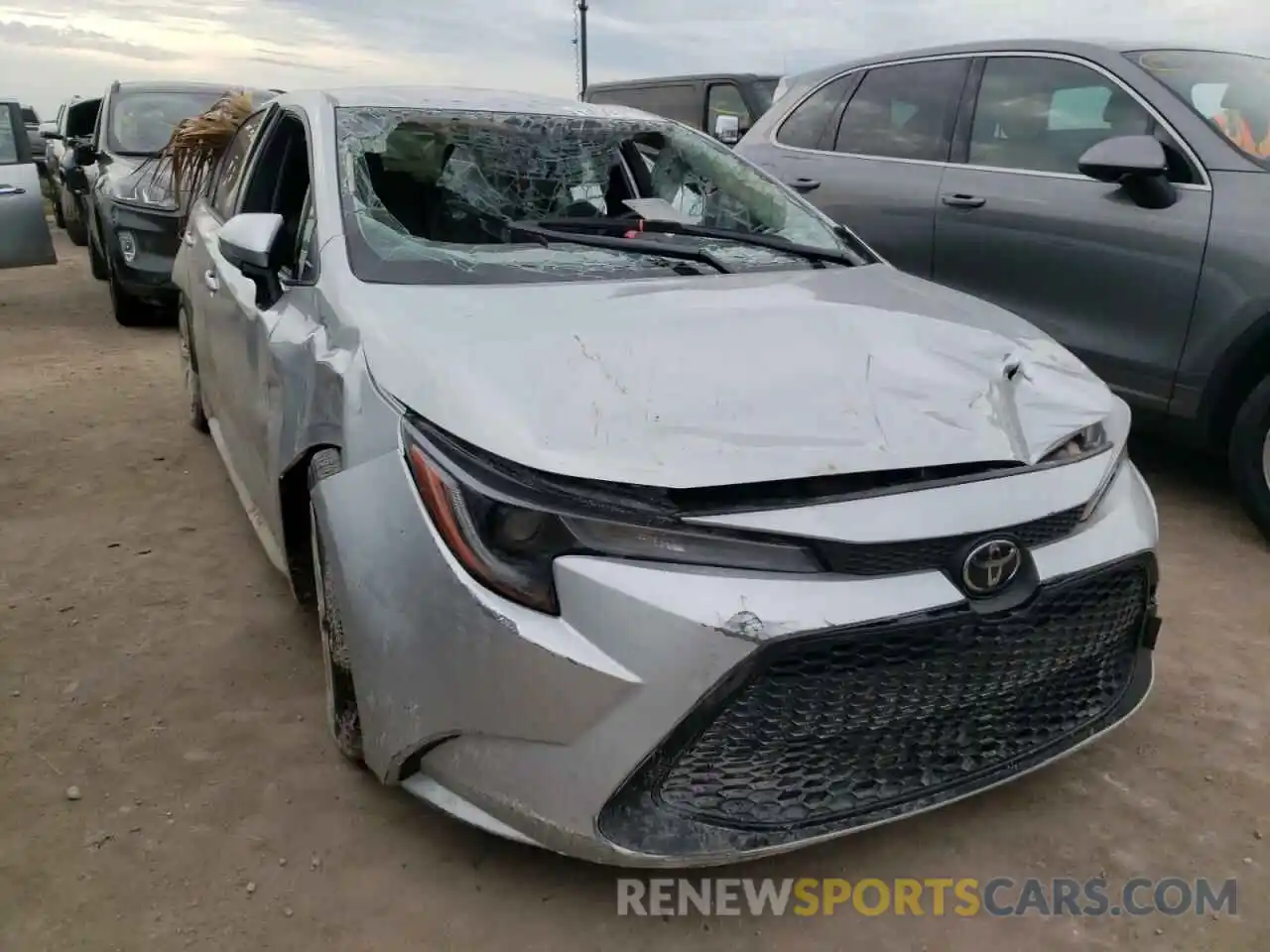 1 Photograph of a damaged car JTDEPMAE5NJ214261 TOYOTA COROLLA 2022