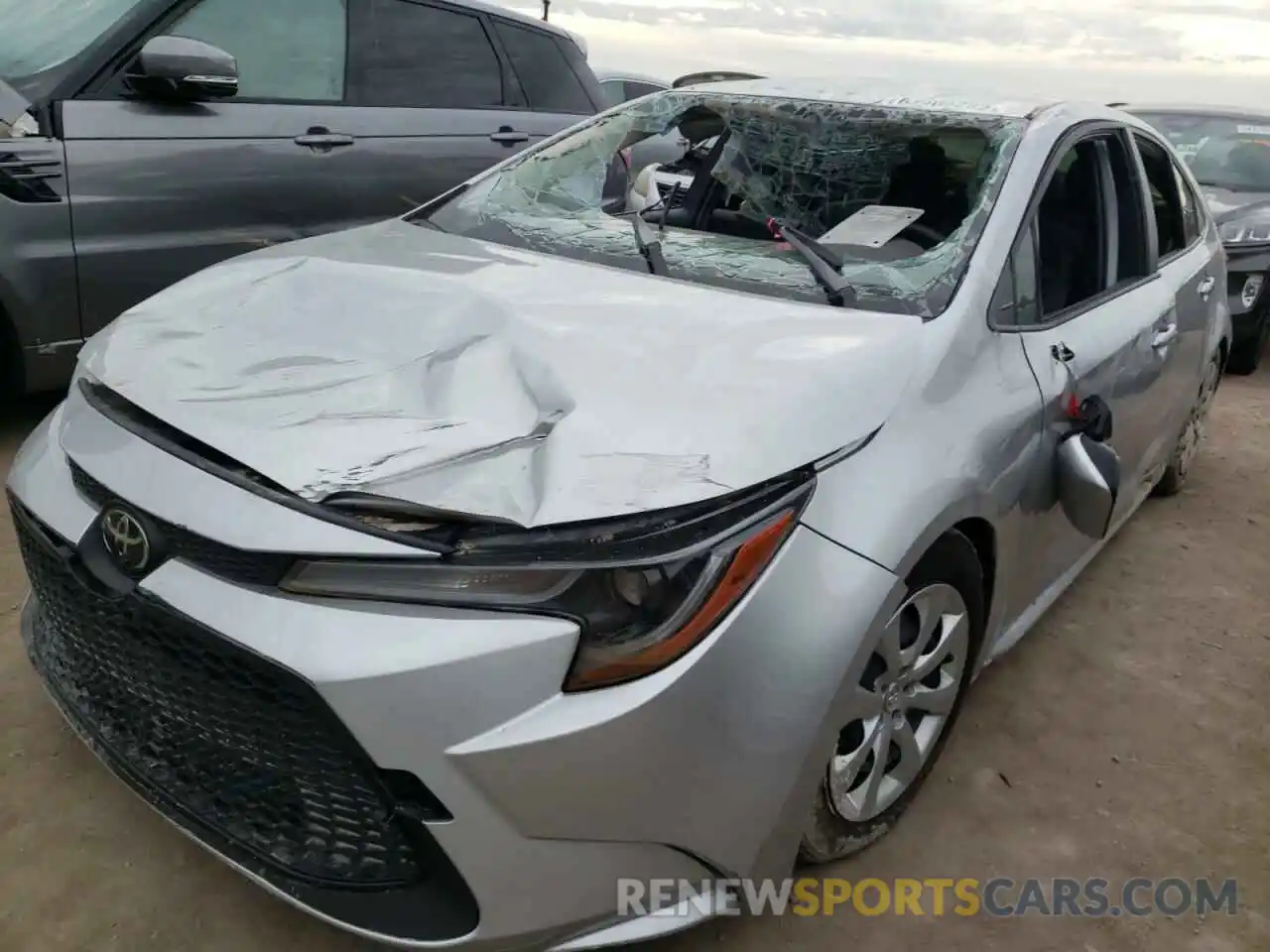 2 Photograph of a damaged car JTDEPMAE5NJ214261 TOYOTA COROLLA 2022