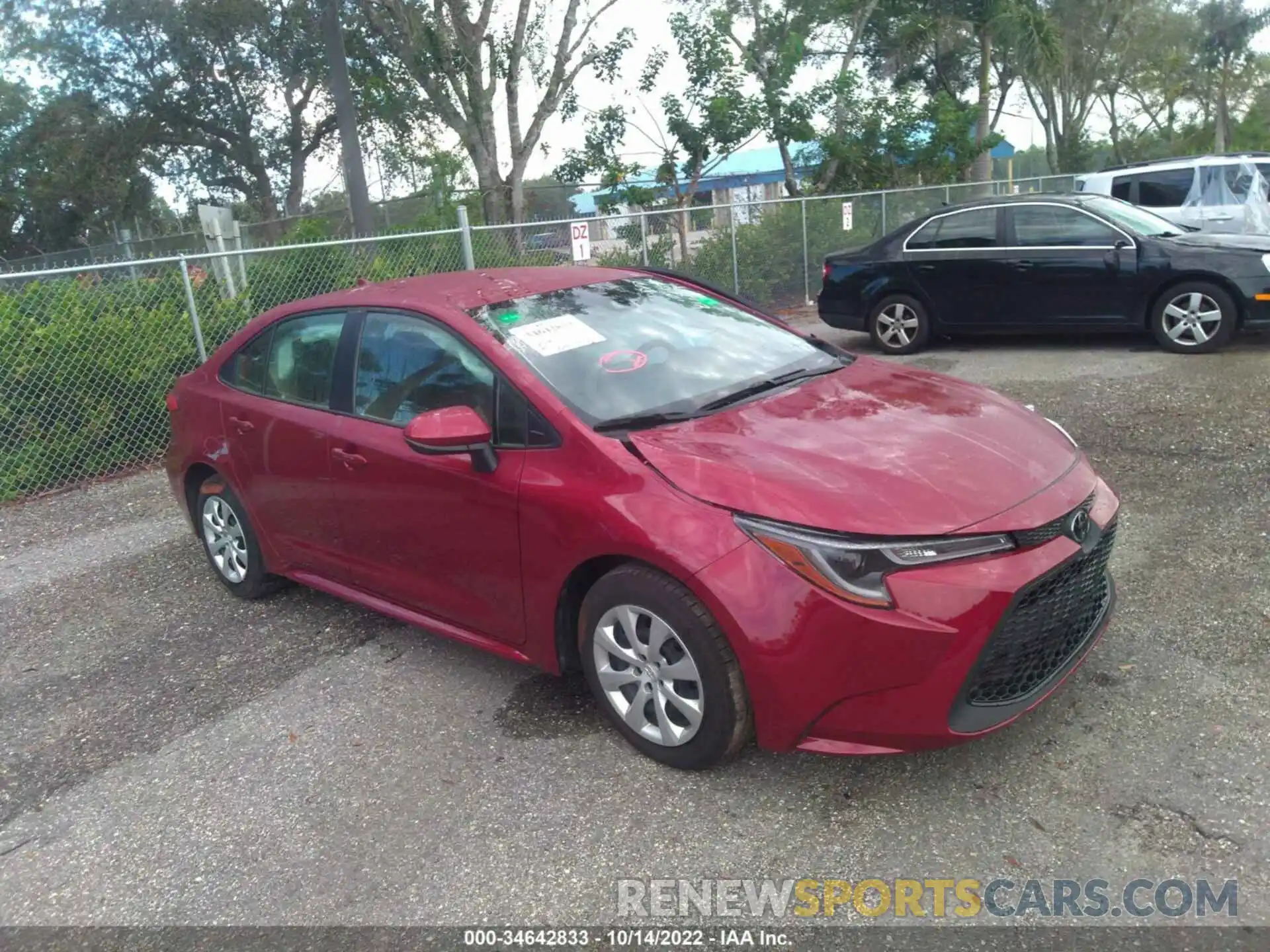 1 Photograph of a damaged car JTDEPMAE5NJ218679 TOYOTA COROLLA 2022