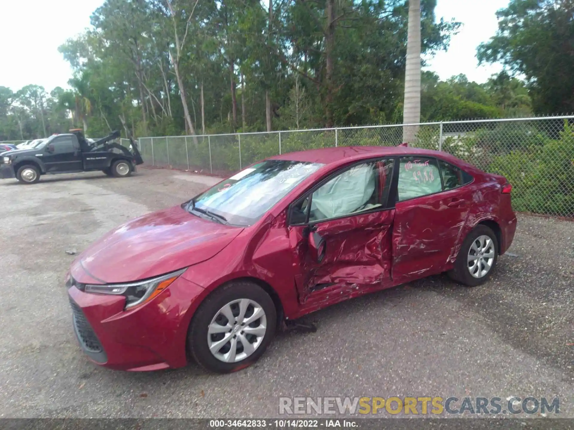 2 Photograph of a damaged car JTDEPMAE5NJ218679 TOYOTA COROLLA 2022