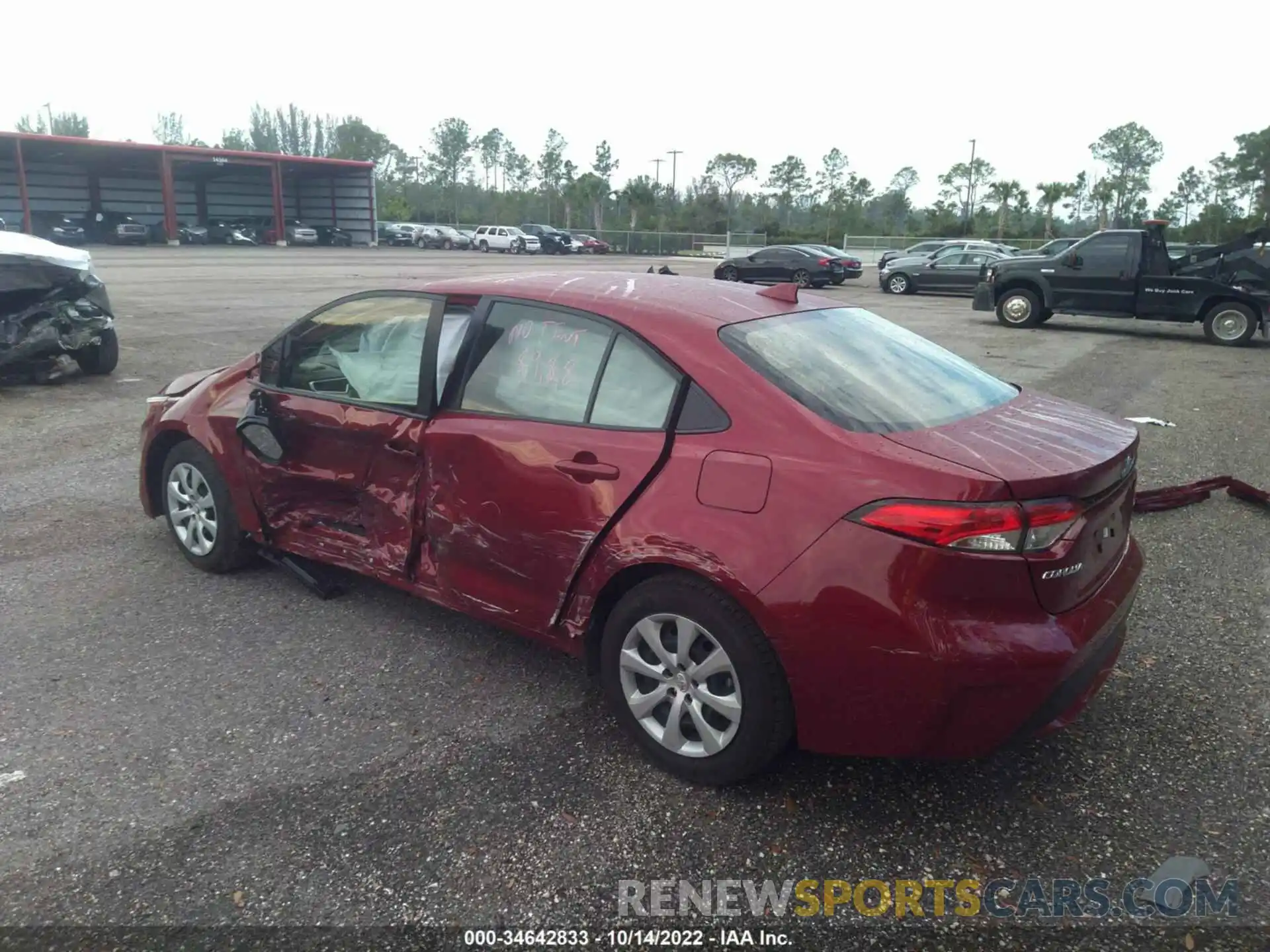 3 Photograph of a damaged car JTDEPMAE5NJ218679 TOYOTA COROLLA 2022