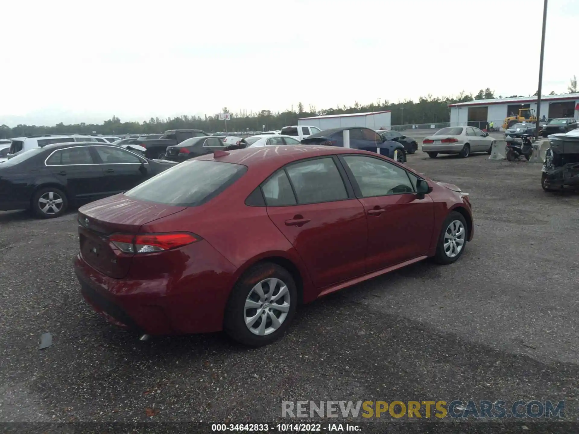 4 Photograph of a damaged car JTDEPMAE5NJ218679 TOYOTA COROLLA 2022