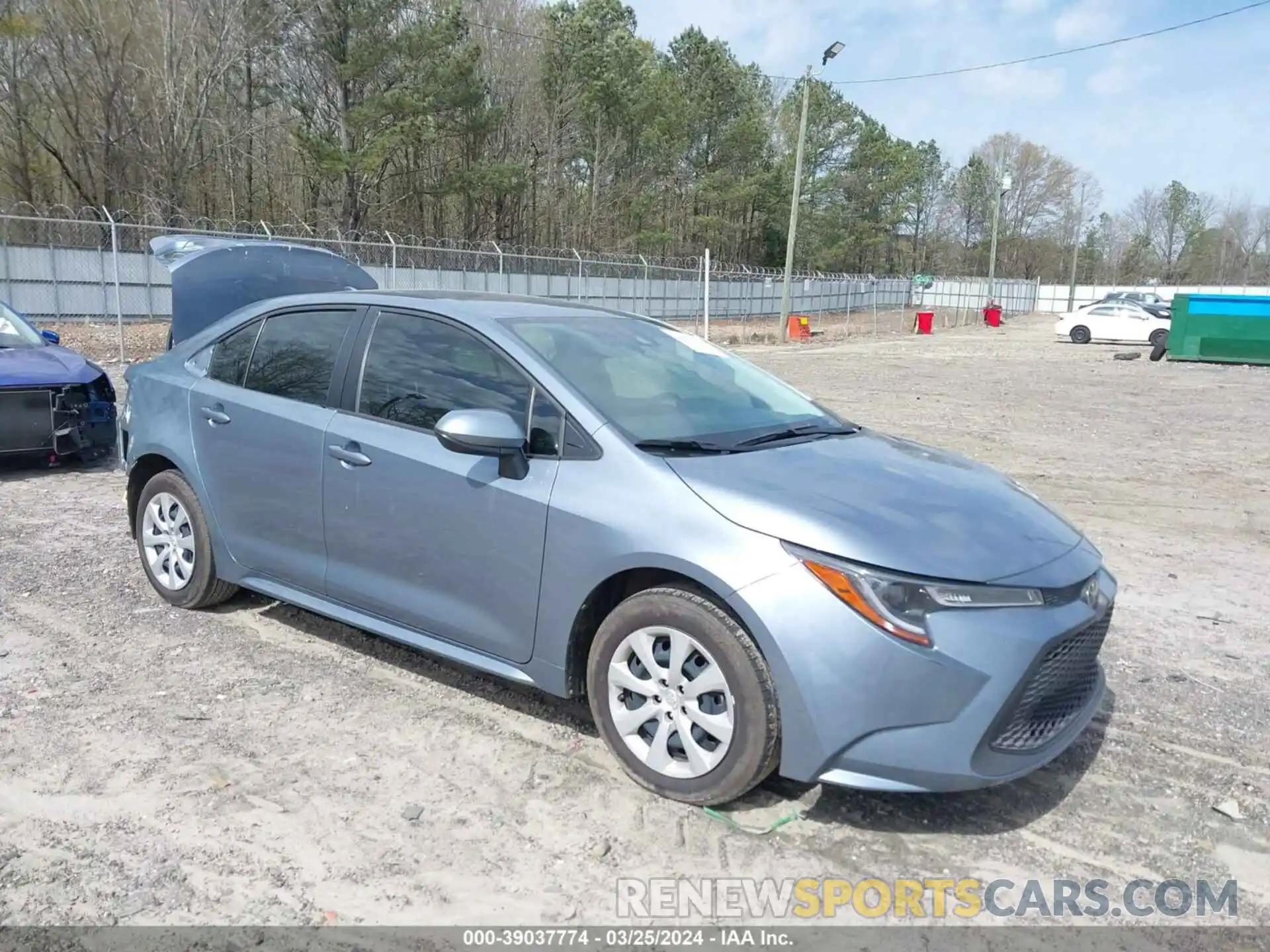 1 Photograph of a damaged car JTDEPMAE5NJ218844 TOYOTA COROLLA 2022