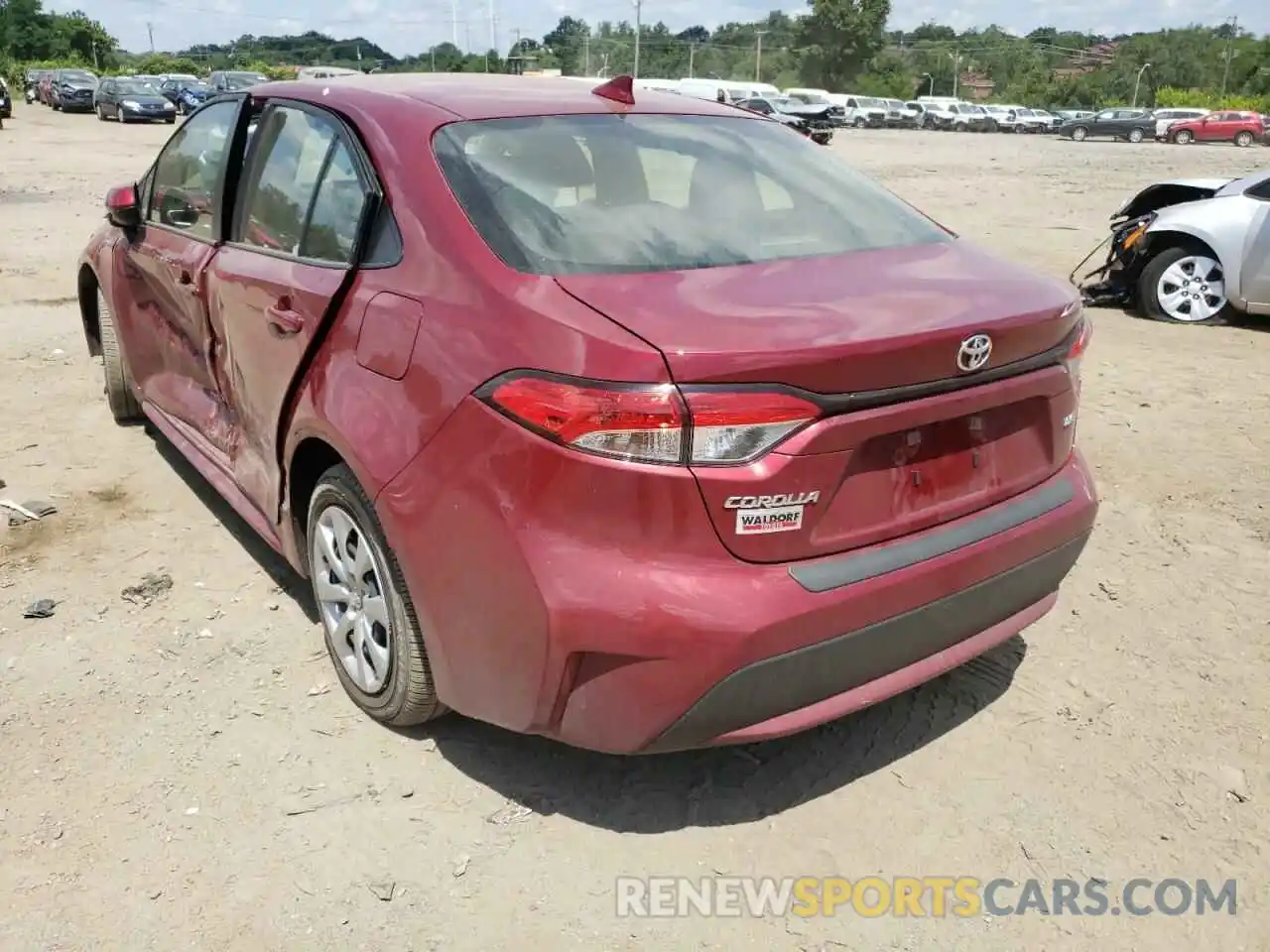 3 Photograph of a damaged car JTDEPMAE5NJ220190 TOYOTA COROLLA 2022