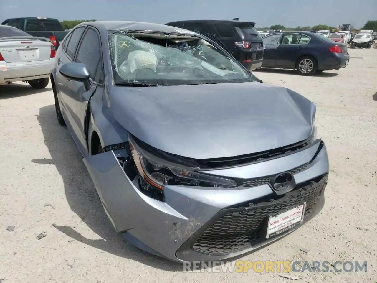 1 Photograph of a damaged car JTDEPMAE5NJ222733 TOYOTA COROLLA 2022