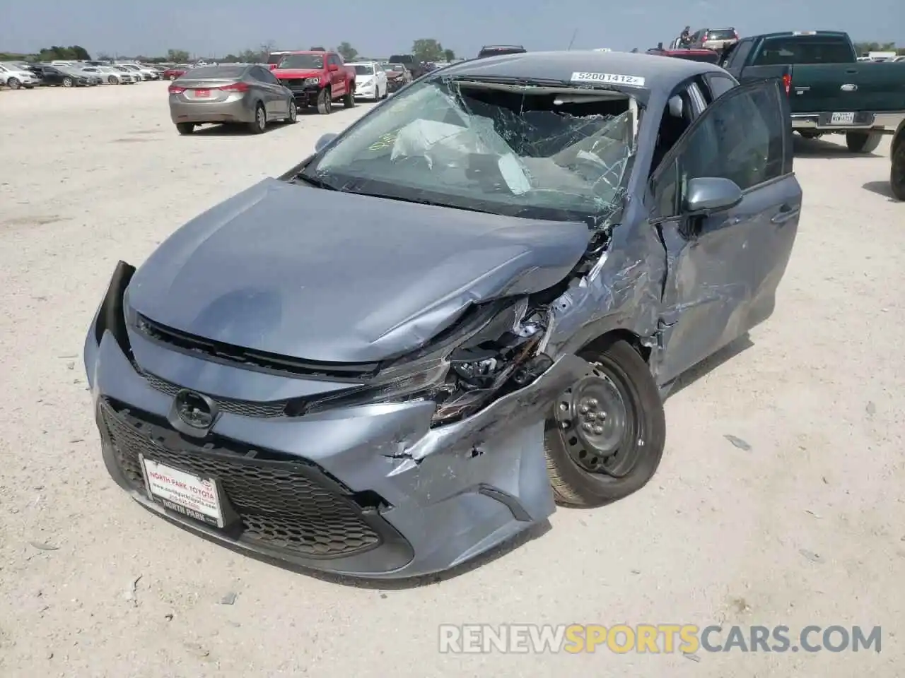 2 Photograph of a damaged car JTDEPMAE5NJ222733 TOYOTA COROLLA 2022