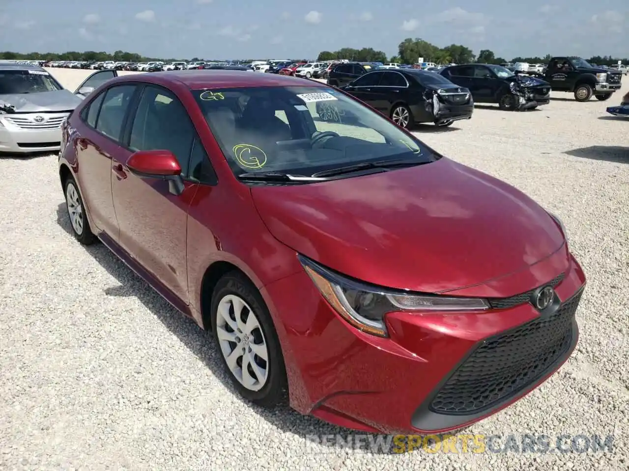 1 Photograph of a damaged car JTDEPMAE5NJ223512 TOYOTA COROLLA 2022