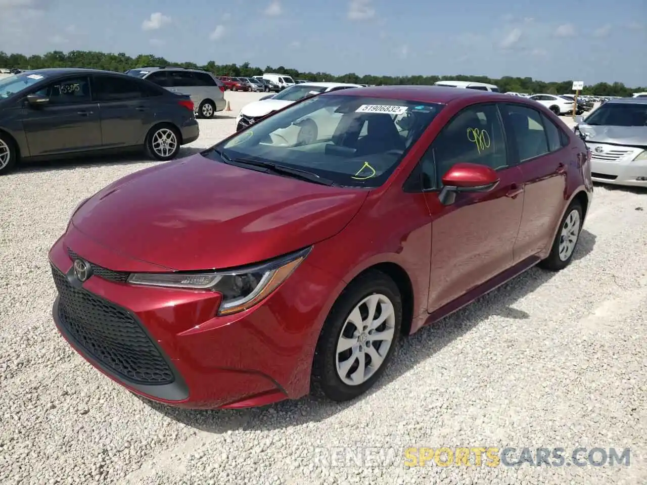 2 Photograph of a damaged car JTDEPMAE5NJ223512 TOYOTA COROLLA 2022