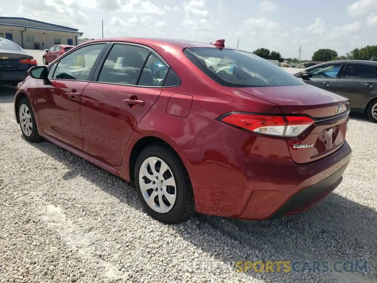 3 Photograph of a damaged car JTDEPMAE5NJ223512 TOYOTA COROLLA 2022